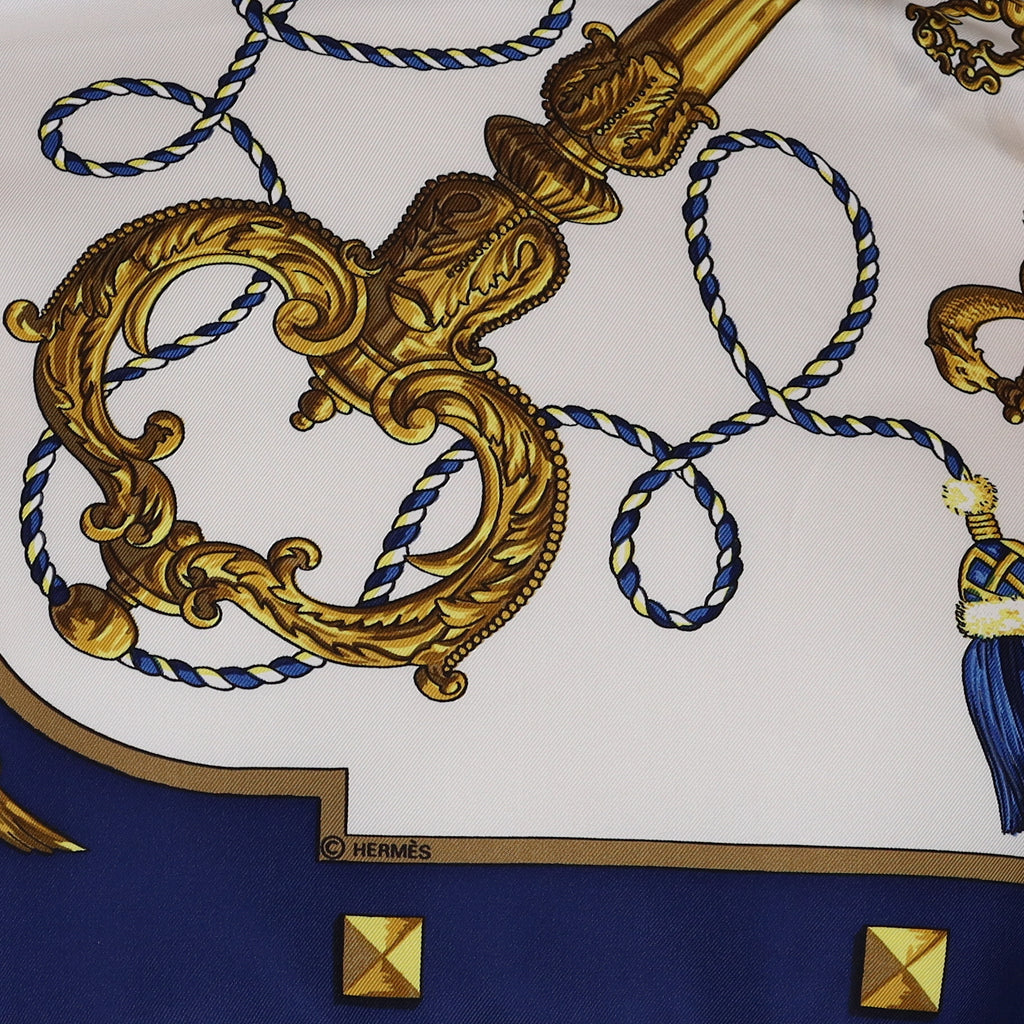 Hermès Les Clefs Silk Scarf