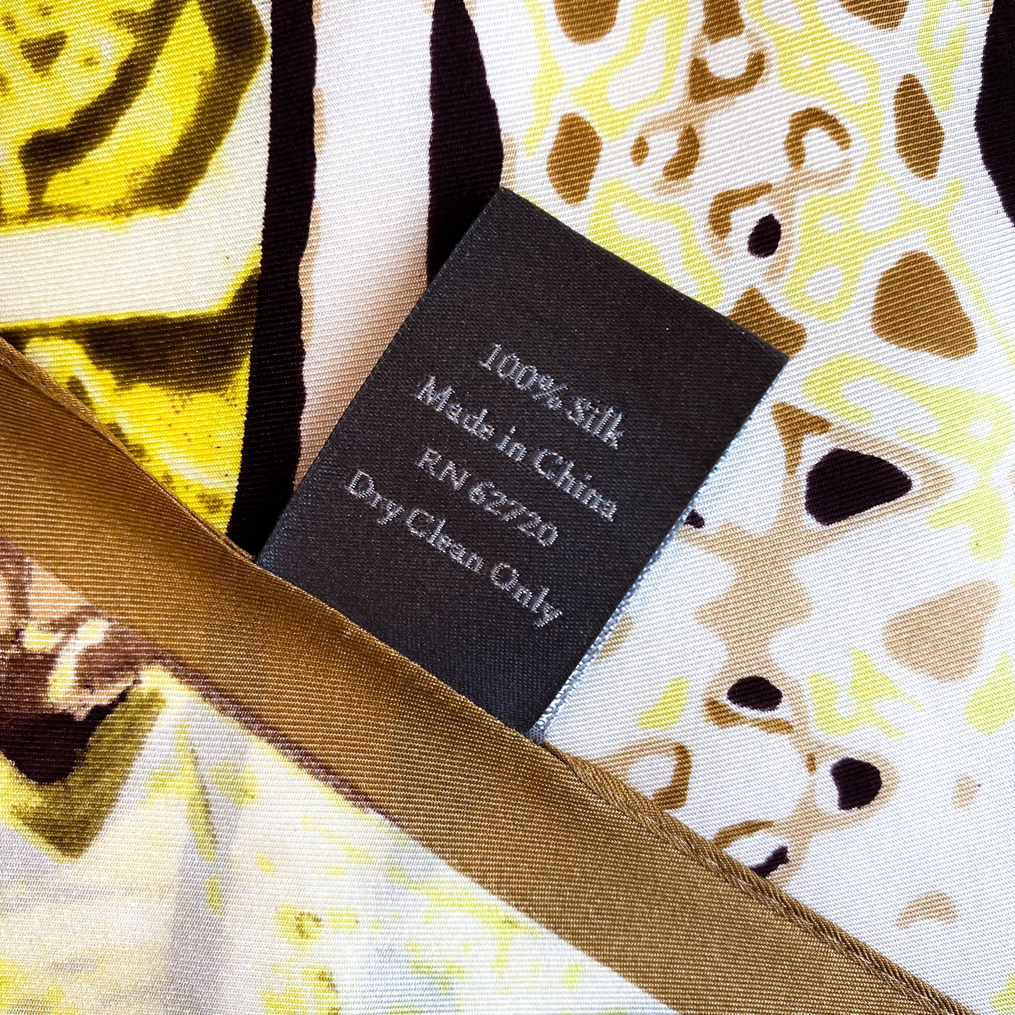 Large Vince Camuto Abstract Silk Scarf