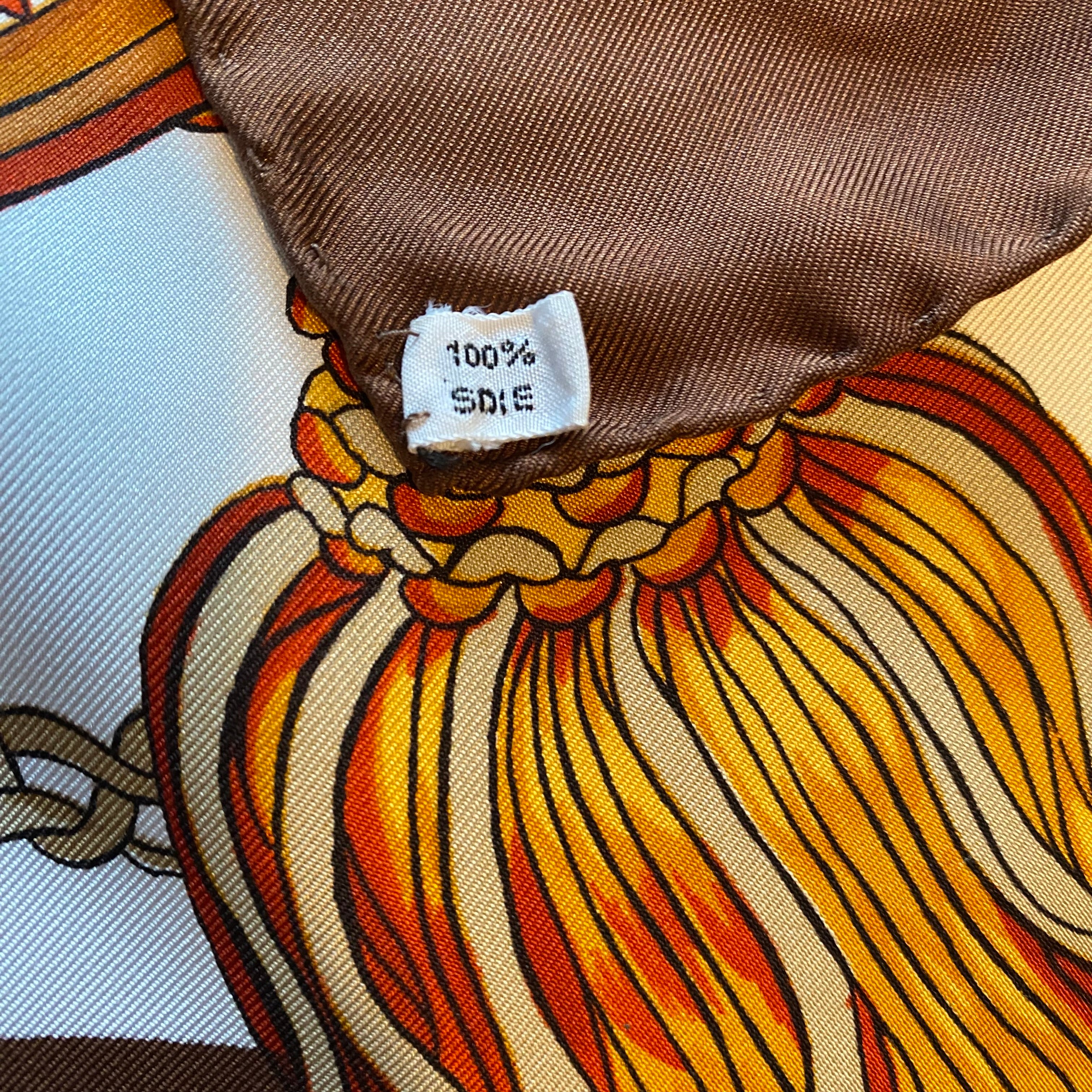 Hermès Le Timbalier Silk Scarf