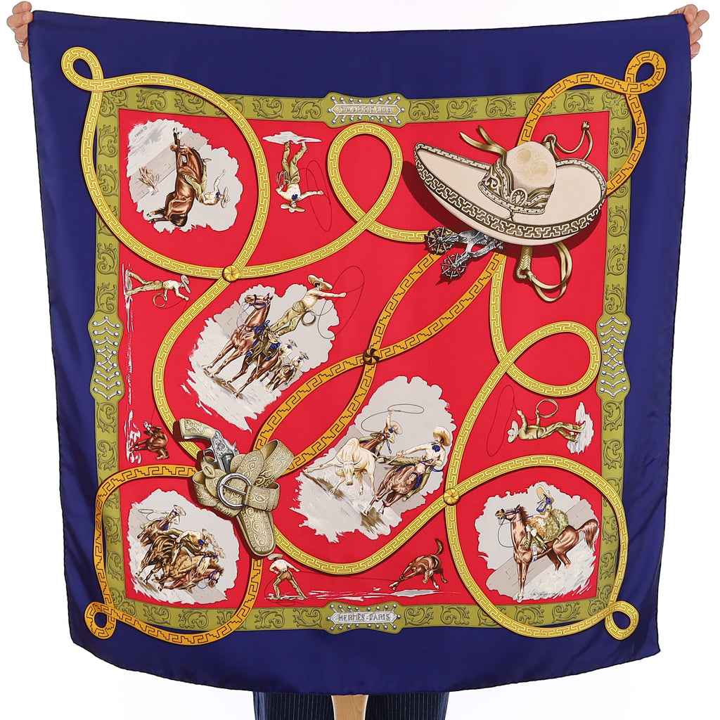 Hermès Charreada Silk Scarf