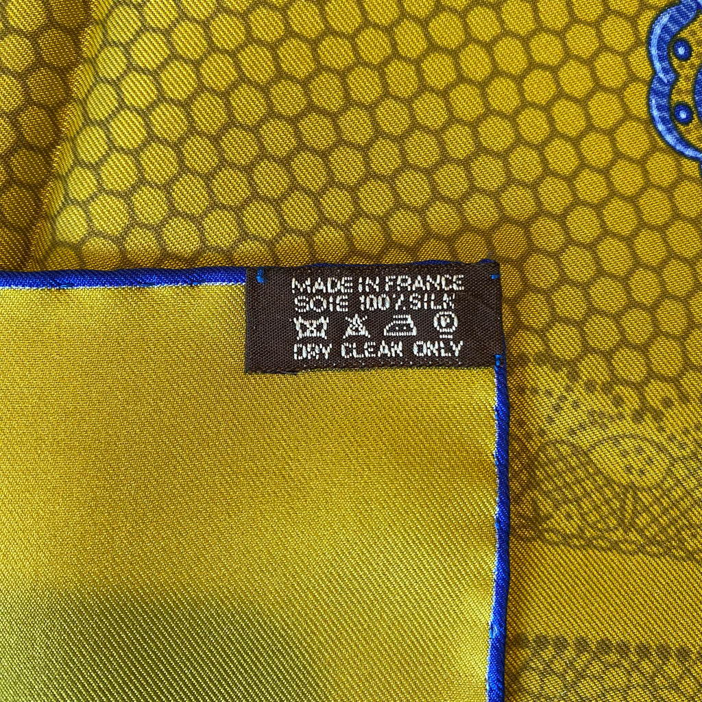 Pristine Hermès Doigts de Fée Silk Scarf