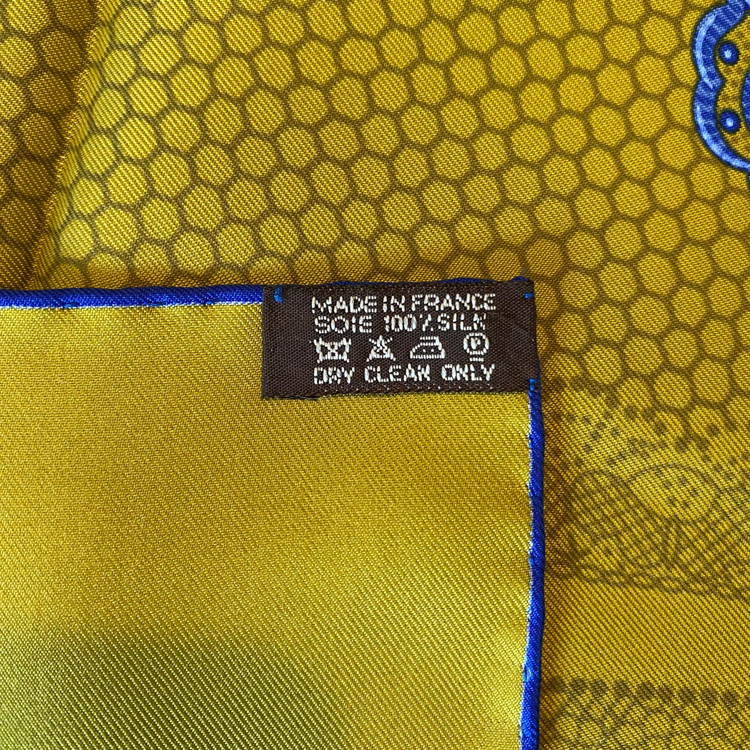 Pristine Hermès Doigts de Fée Silk Scarf