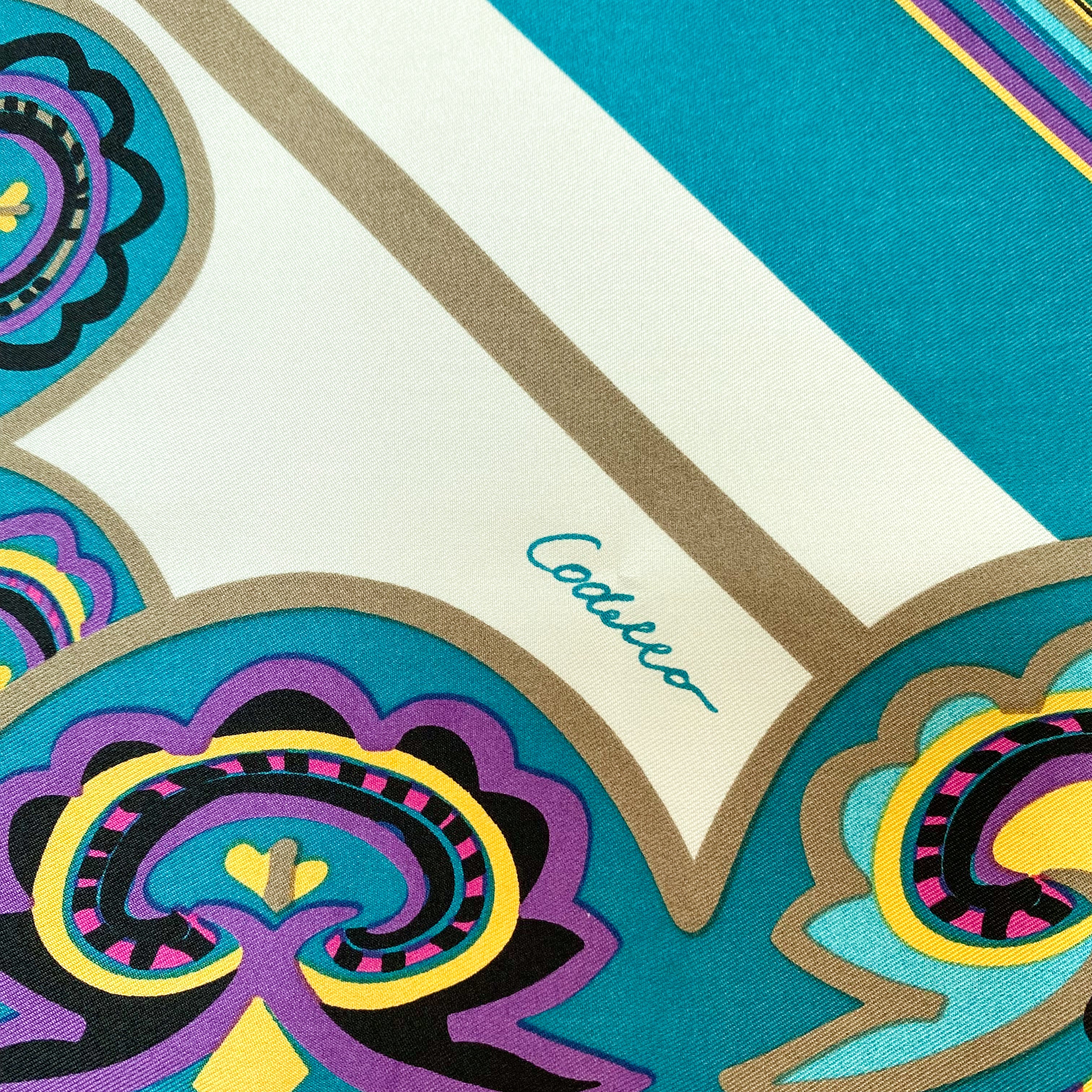 Codello Paisley Silk Scarf