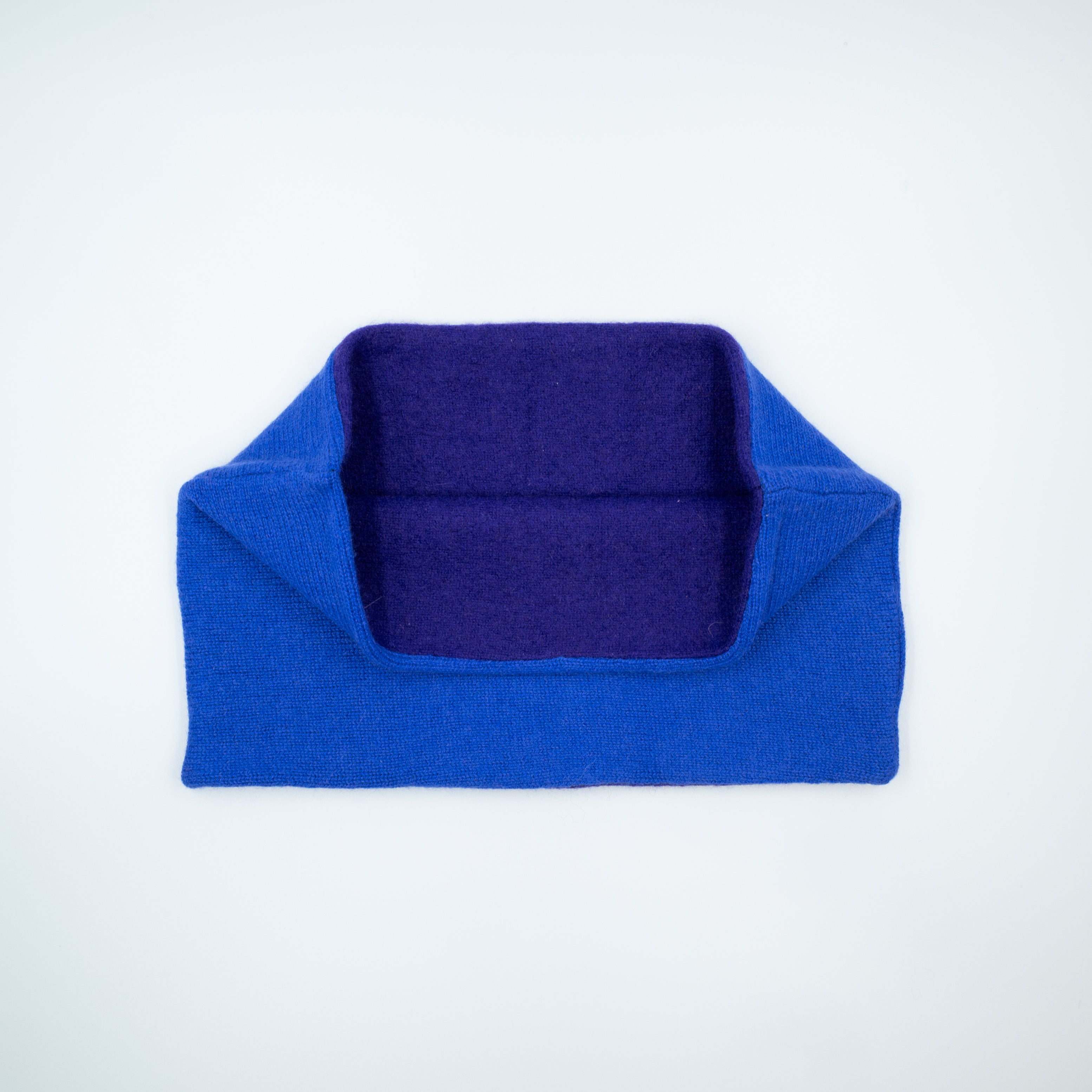 Two Tone Purple Blue Neck Warmer