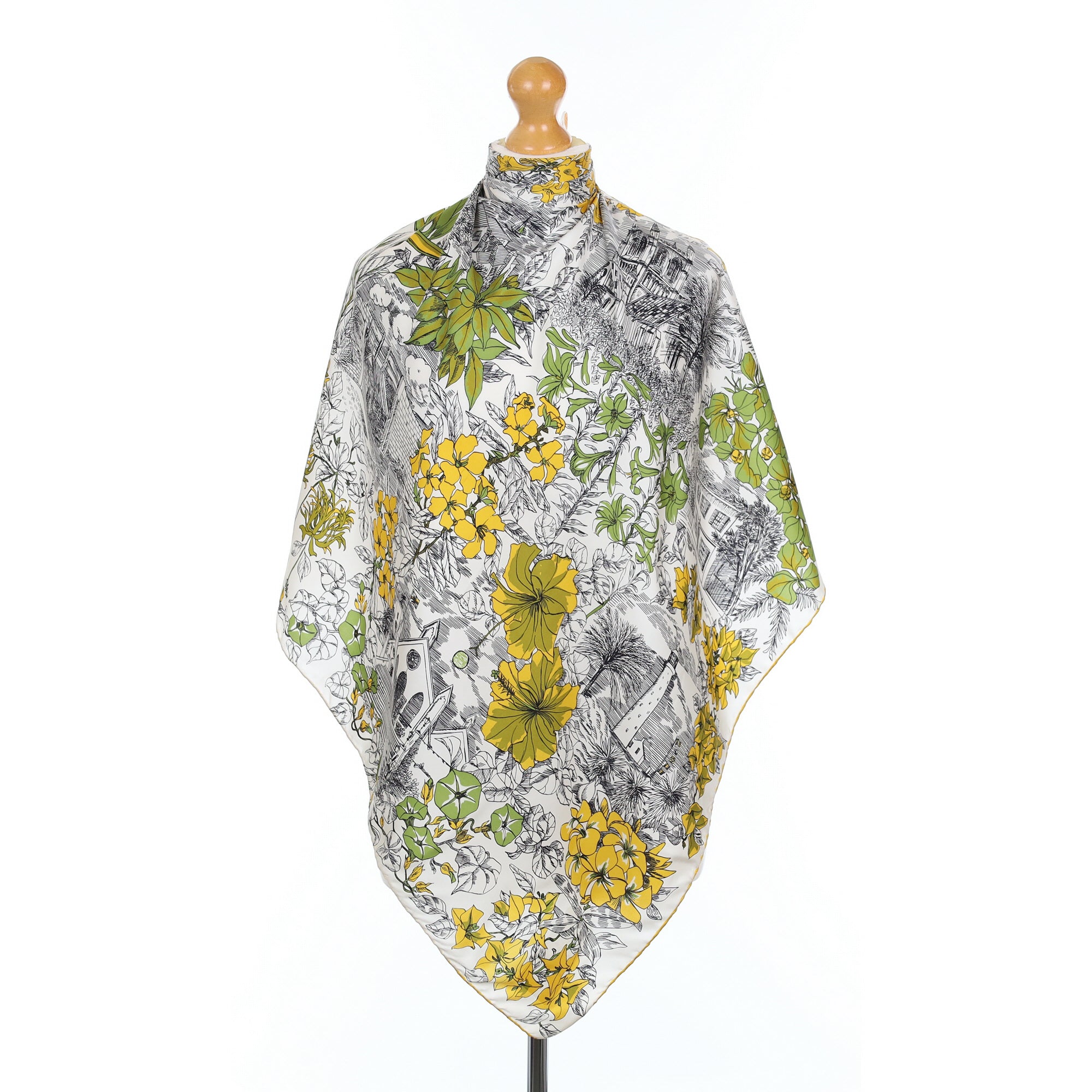 Richard Allan Contemporary Vintage Silk Scarf