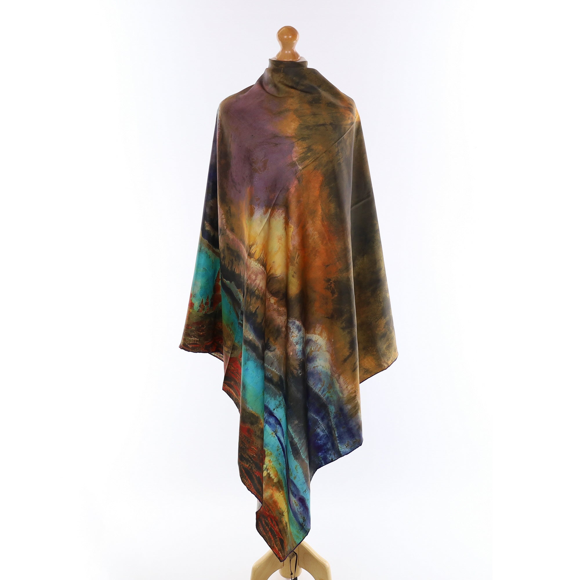 Brand New Abstract Sky Silk Scarf