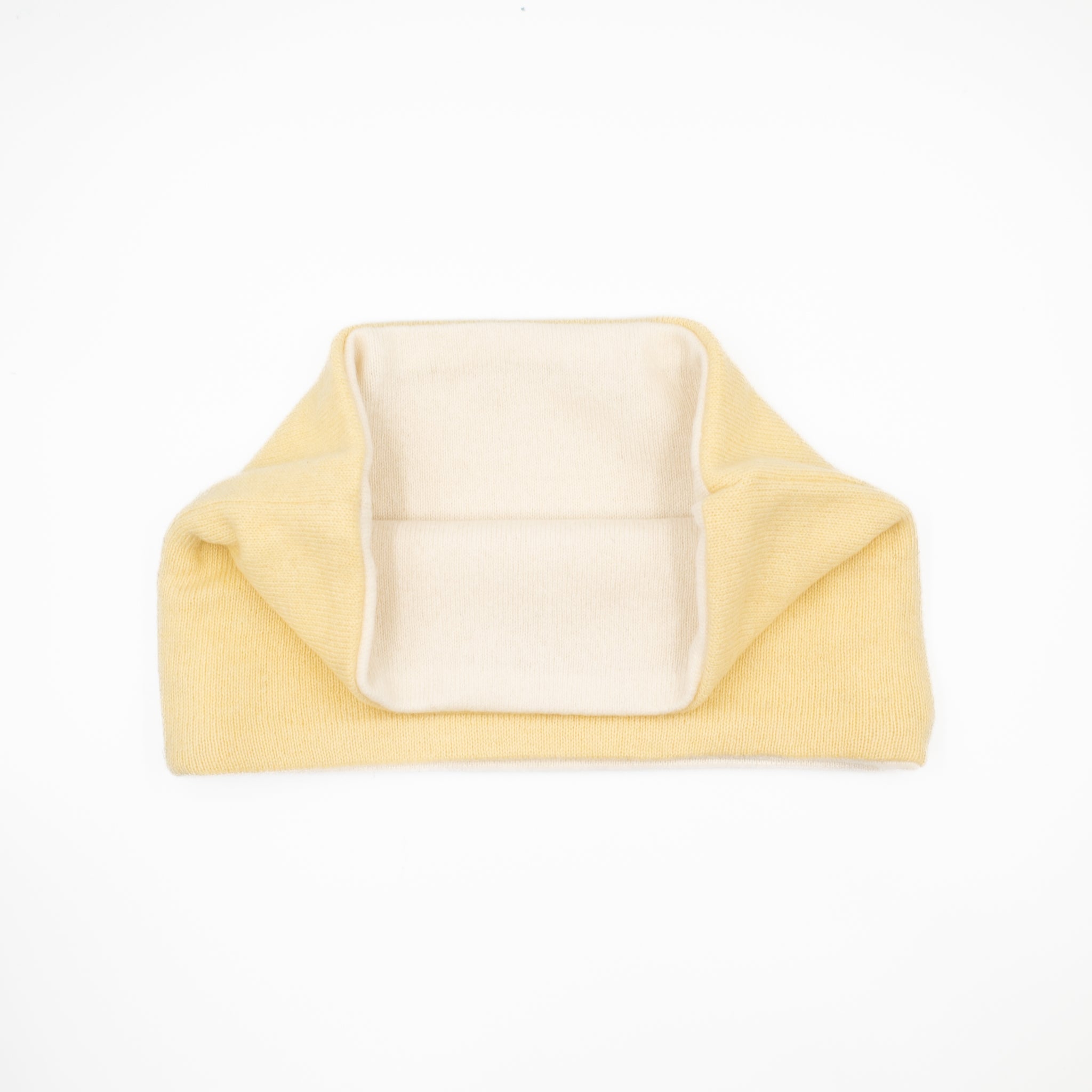 Pale Yellow and Ivory Neck Warmer