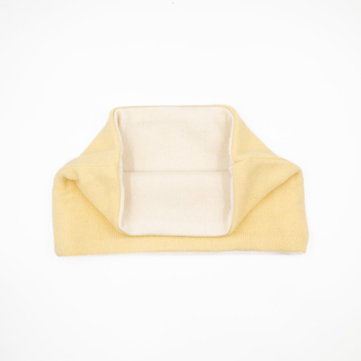 Pale Yellow and Ivory Neck Warmer