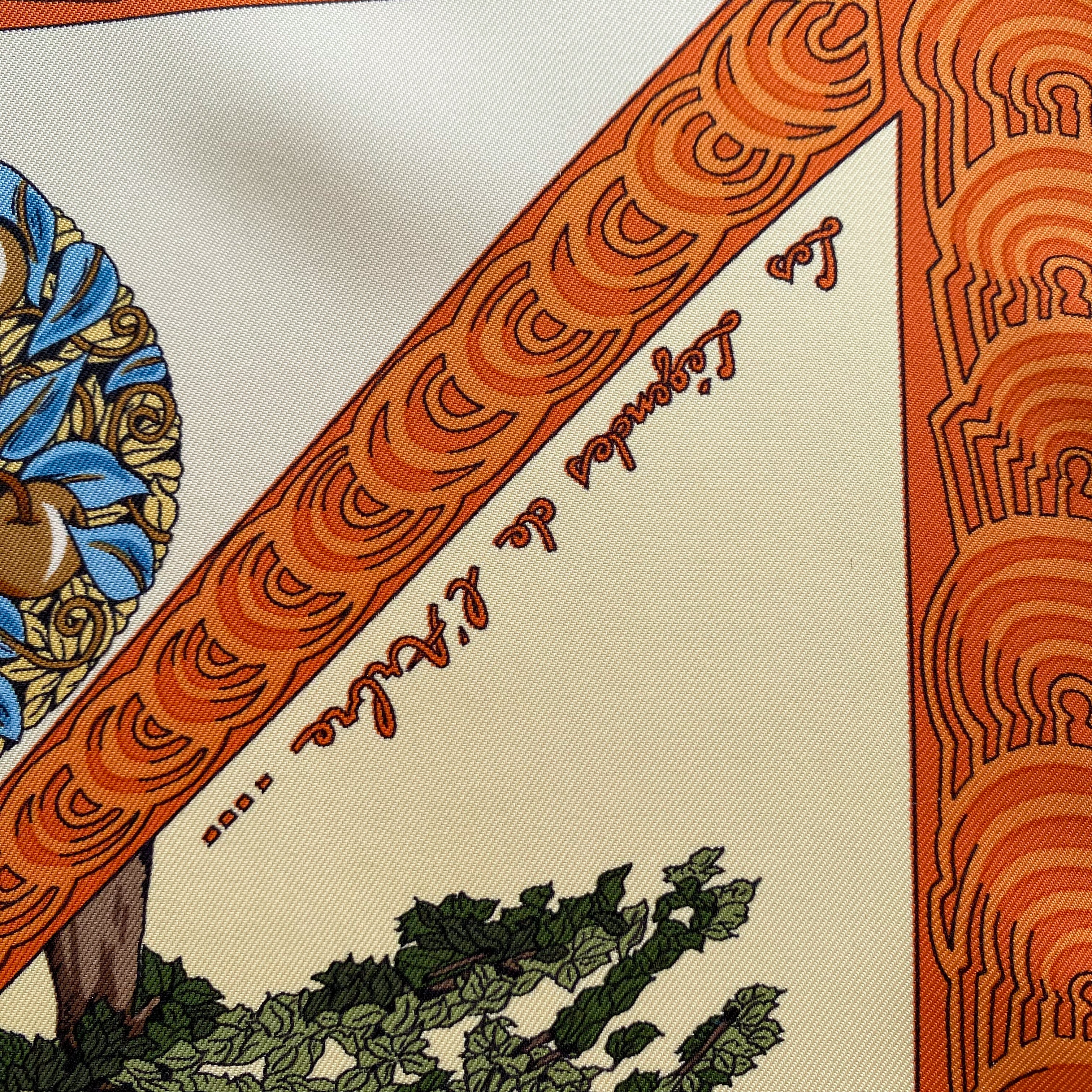 Hermès Les Legendes de L’arbre Silk Scarf