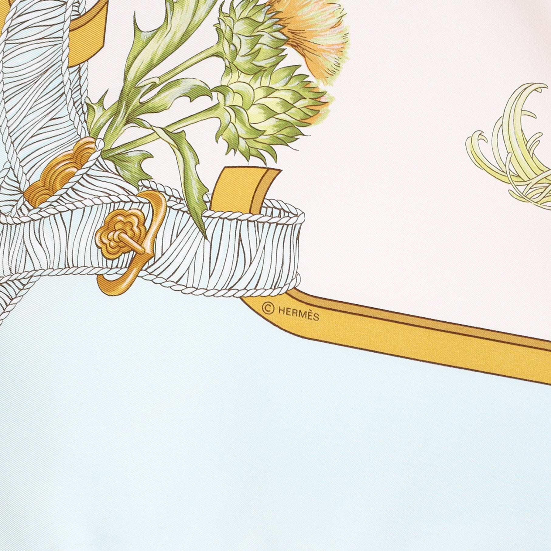 Hermès Regina Silk Scarf