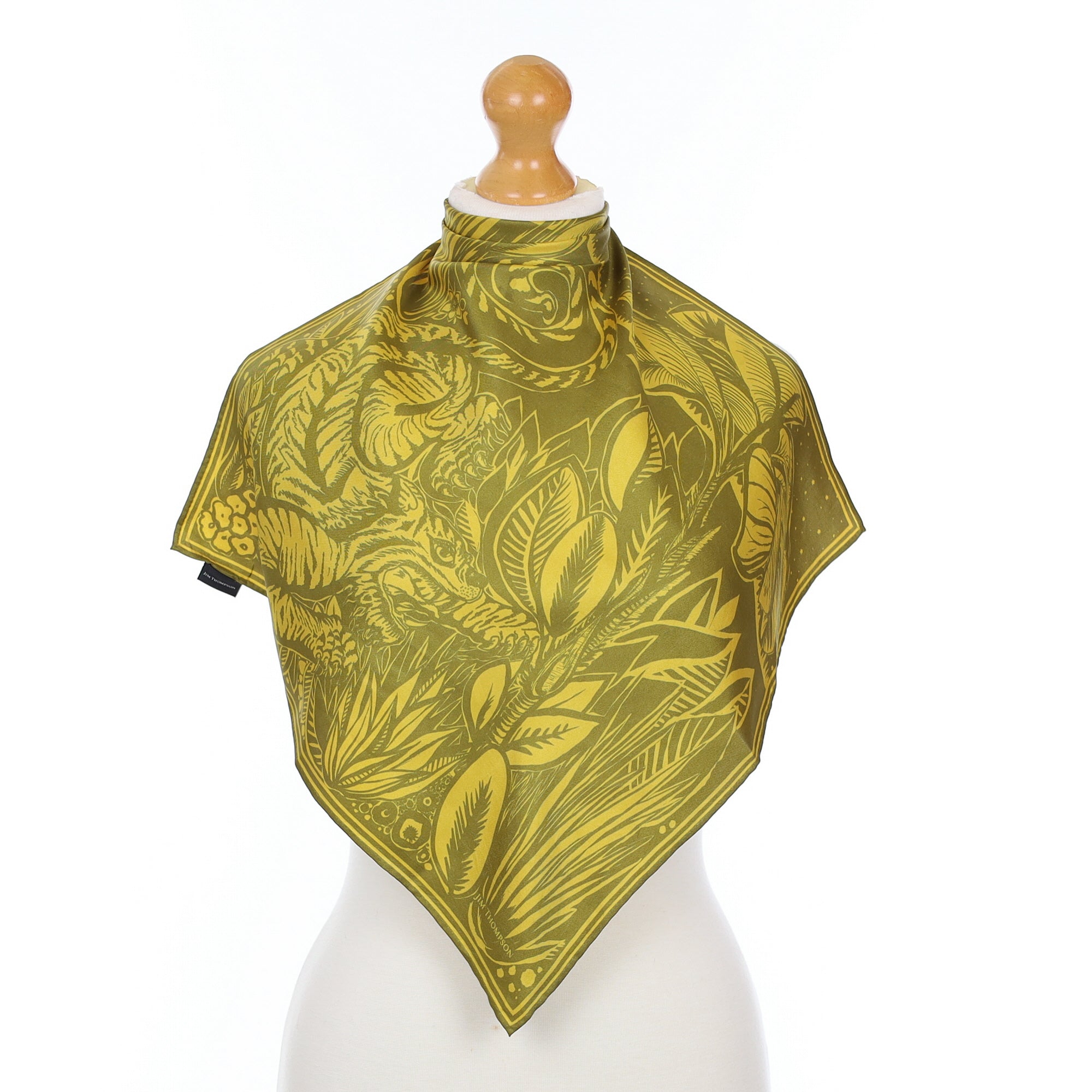 Jim Thompson Wild Cat Silk Scarf