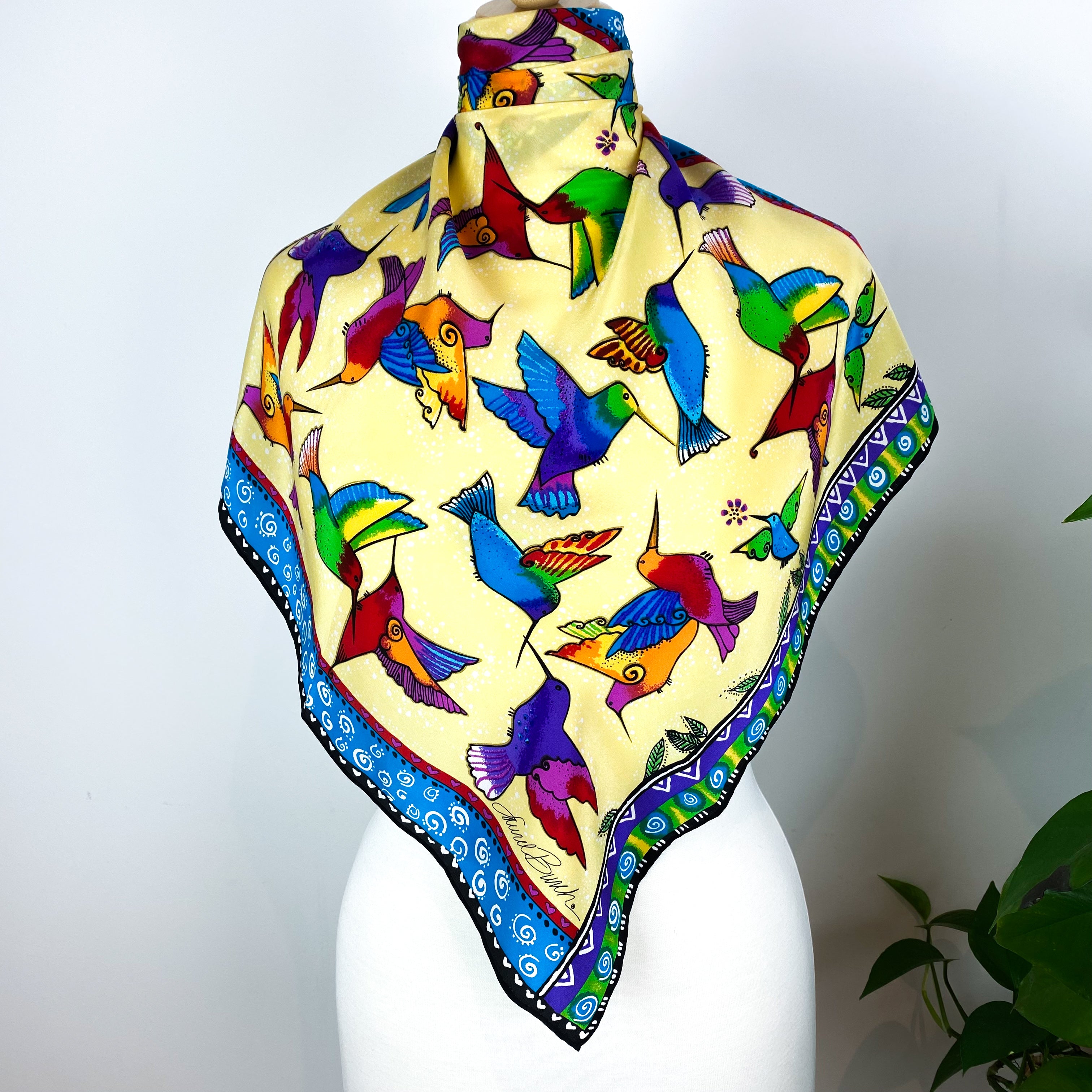 Laurel Burch Vivid Silk Scarf