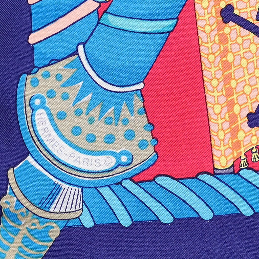 Hermès Étendards Et Bannières Silk Scarf