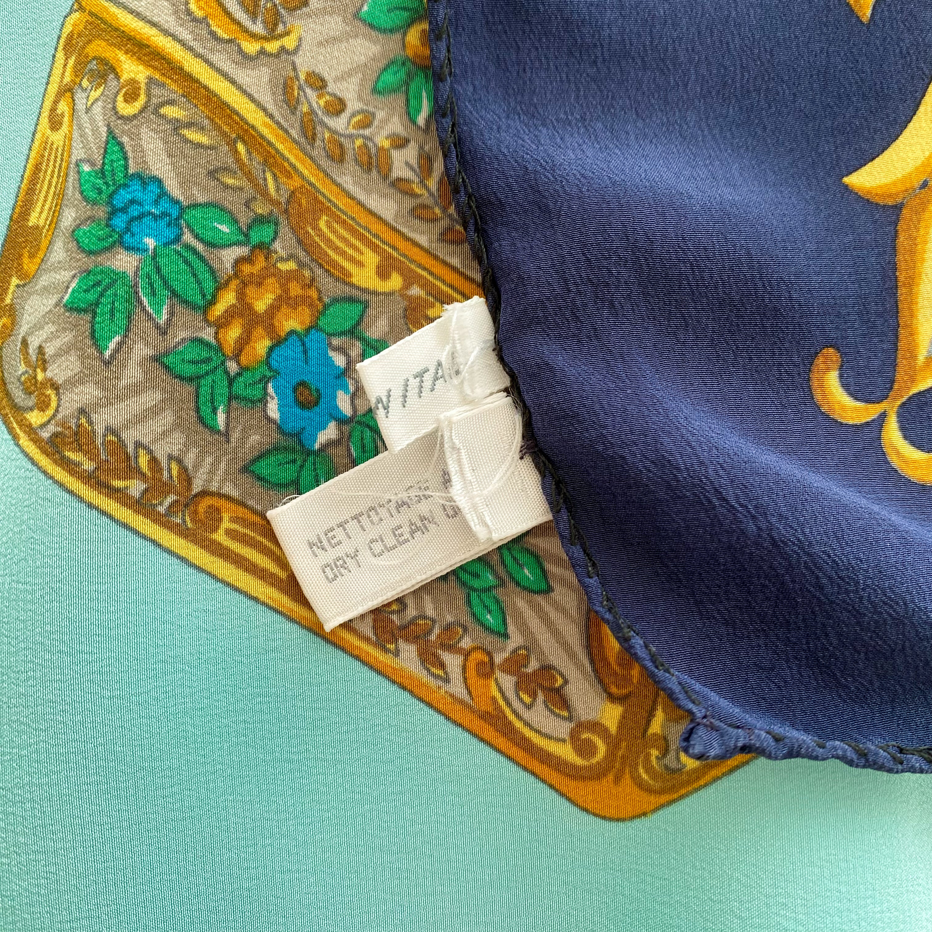 French Boxes Design Silk Scarf