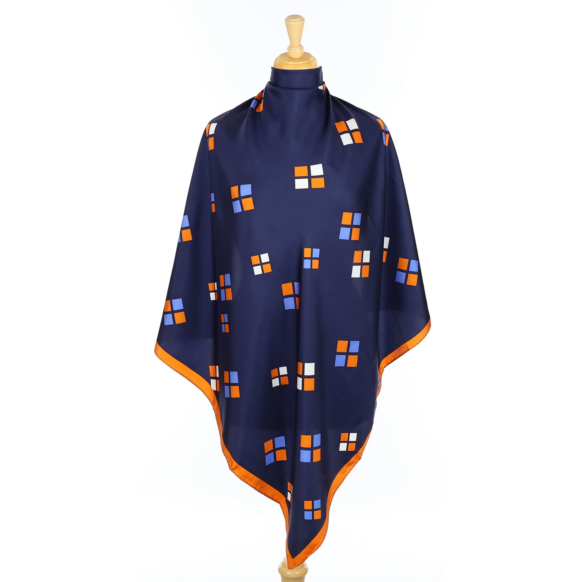 Immaculate Geometric Silk Scarf