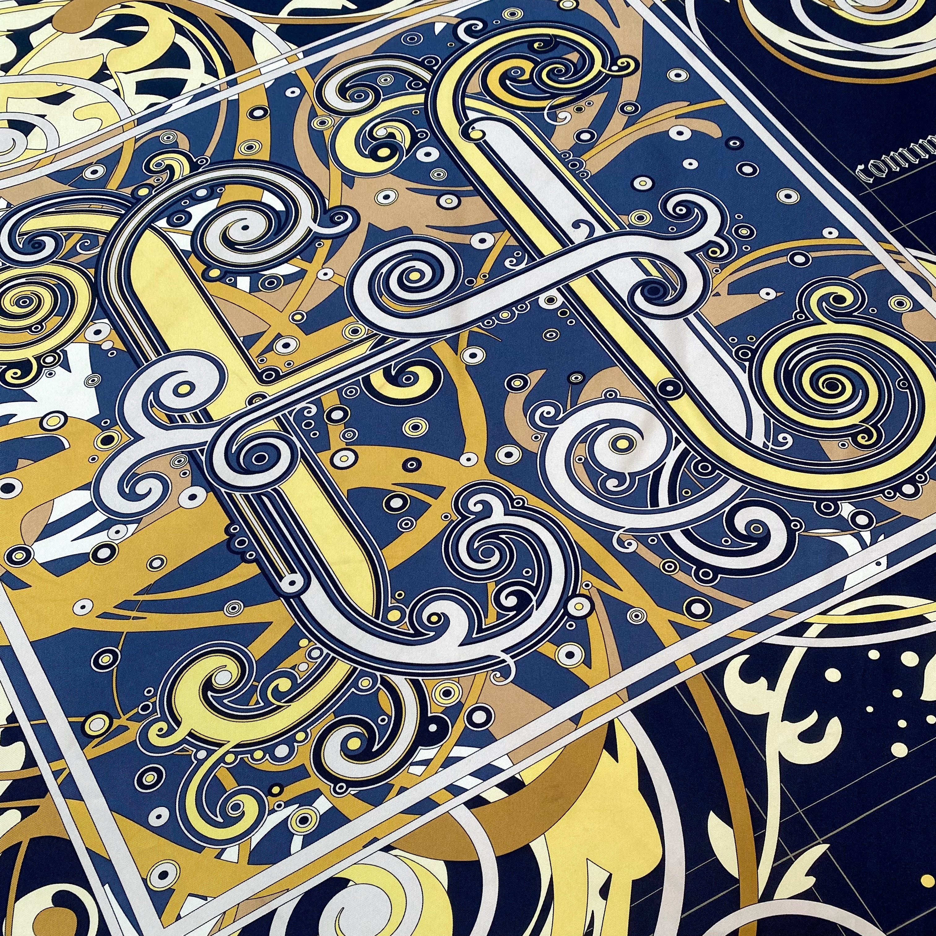 Boxed Hermès Comme Histoires Silk Scarf