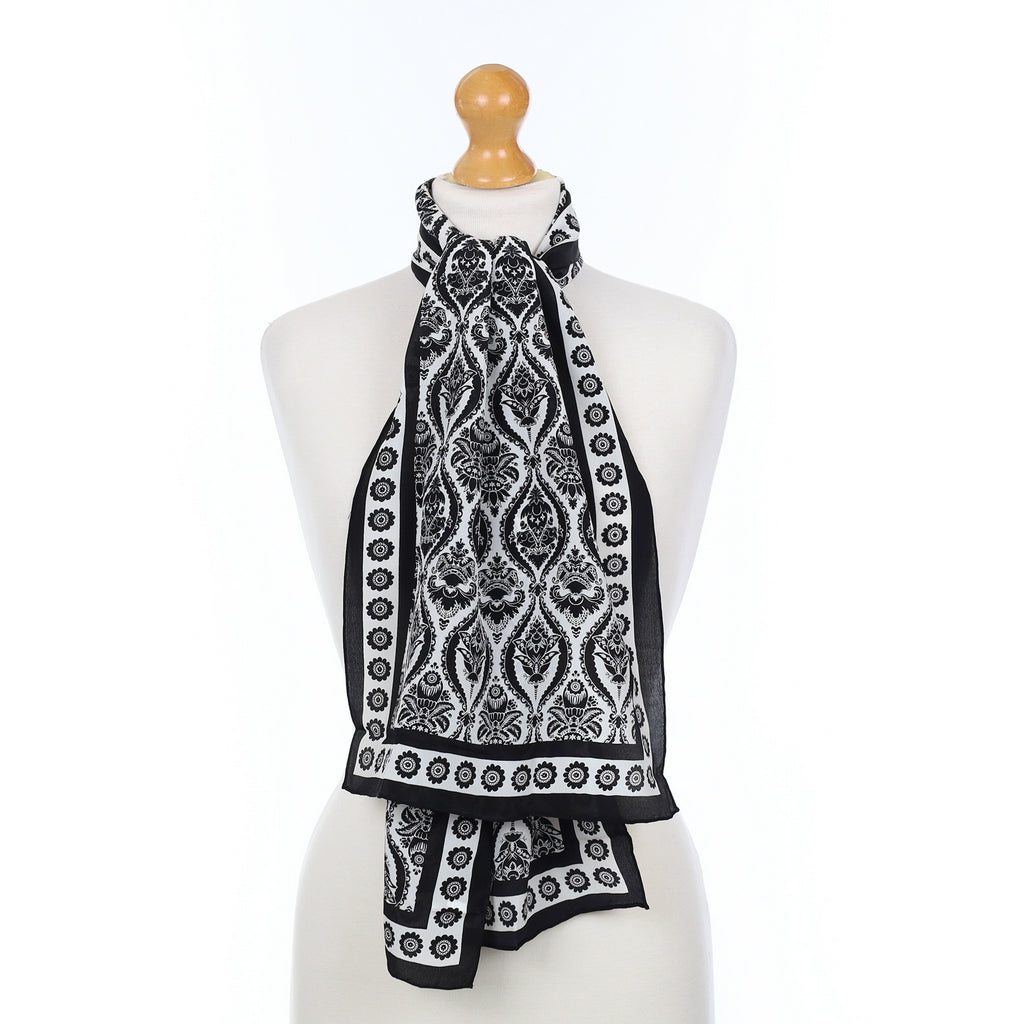 Brand New Fox & Chave Silk Scarf