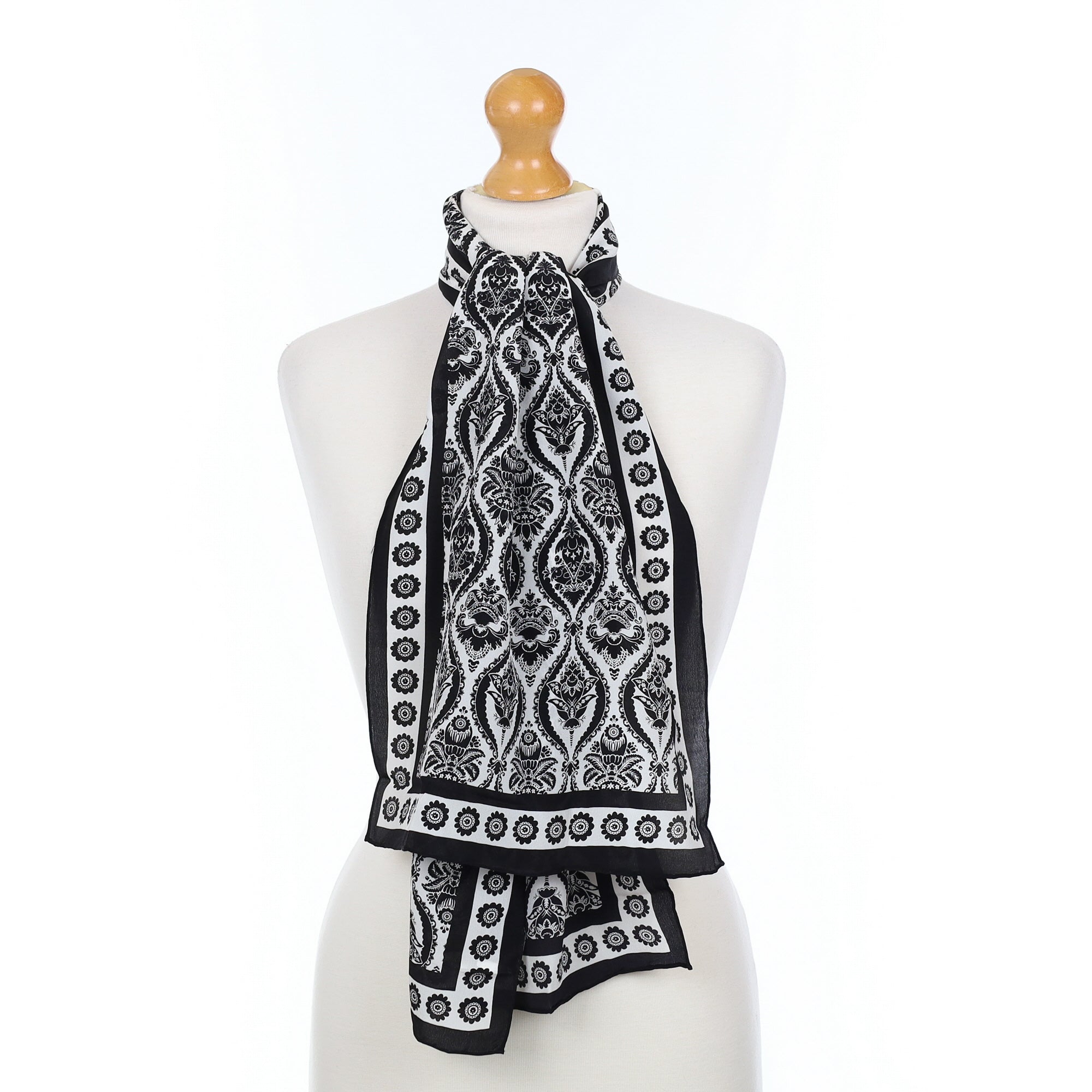 Brand New Fox & Chave Silk Scarf