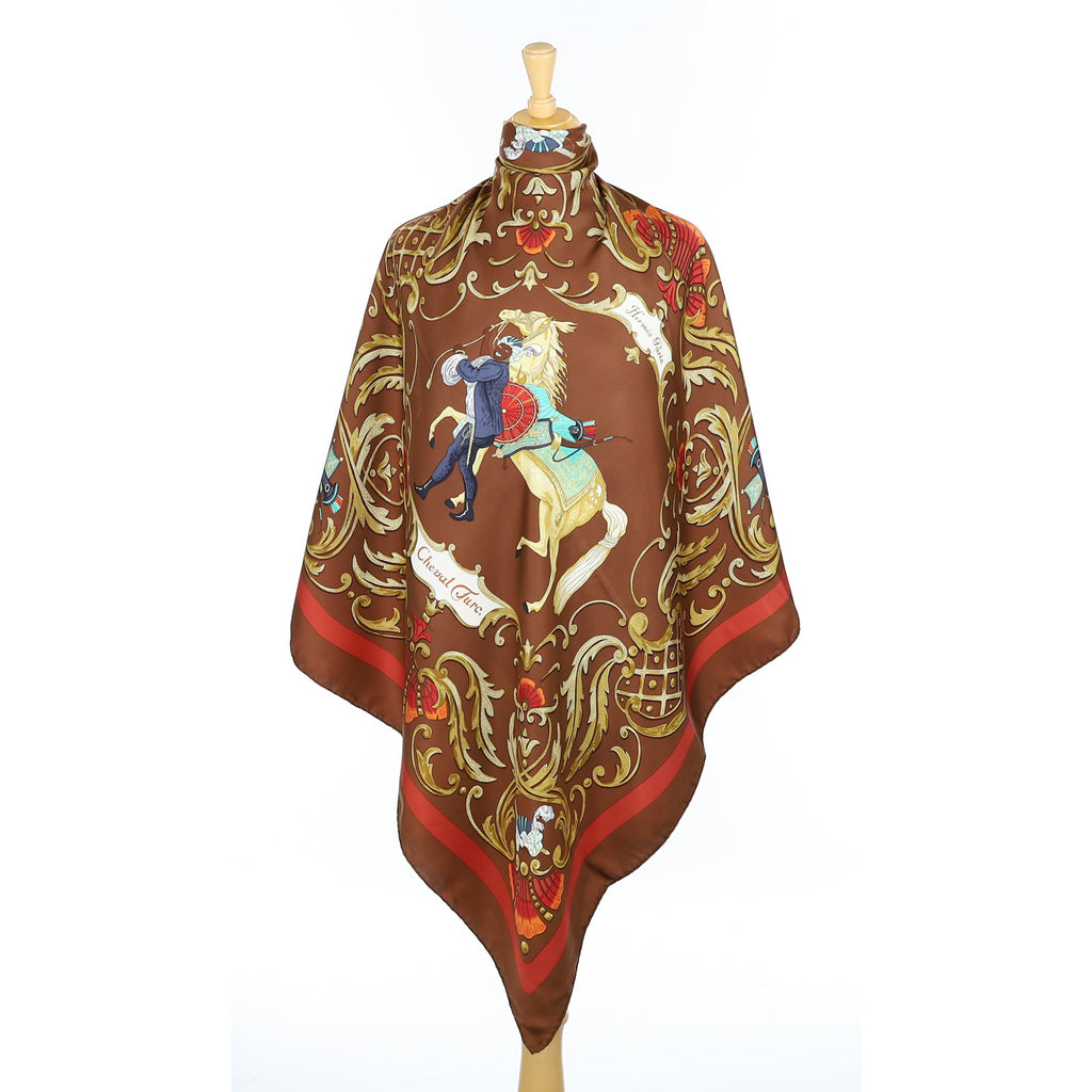 Hermès Cheval Turc Silk Scarf