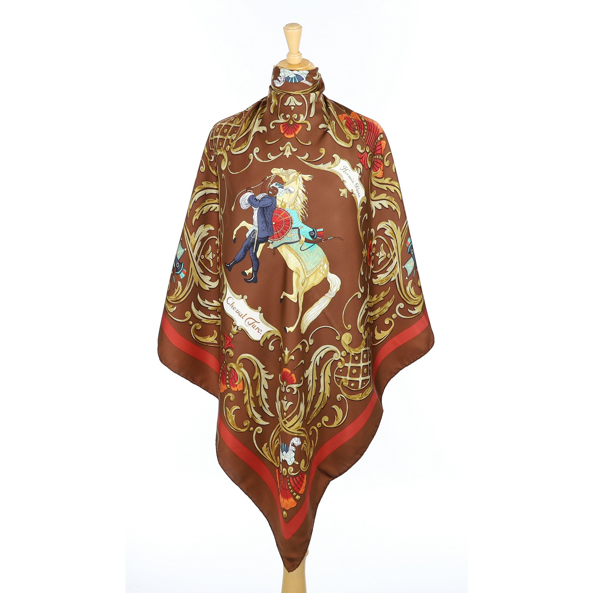 Hermès Cheval Turc Silk Scarf