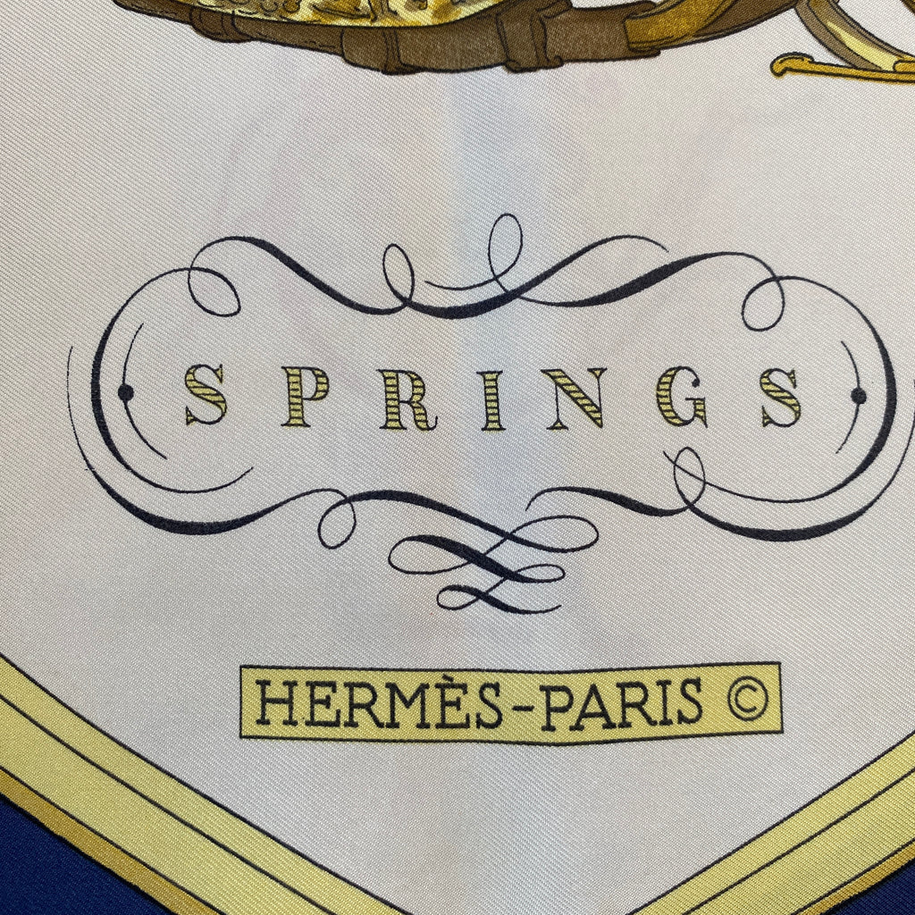 Hermès Springs Silk Scarf