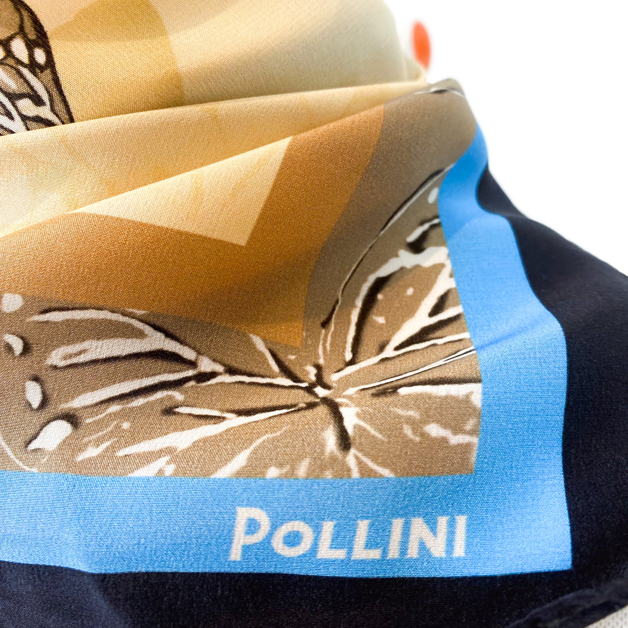 Pollini Italian Butterfly Silk Scarf