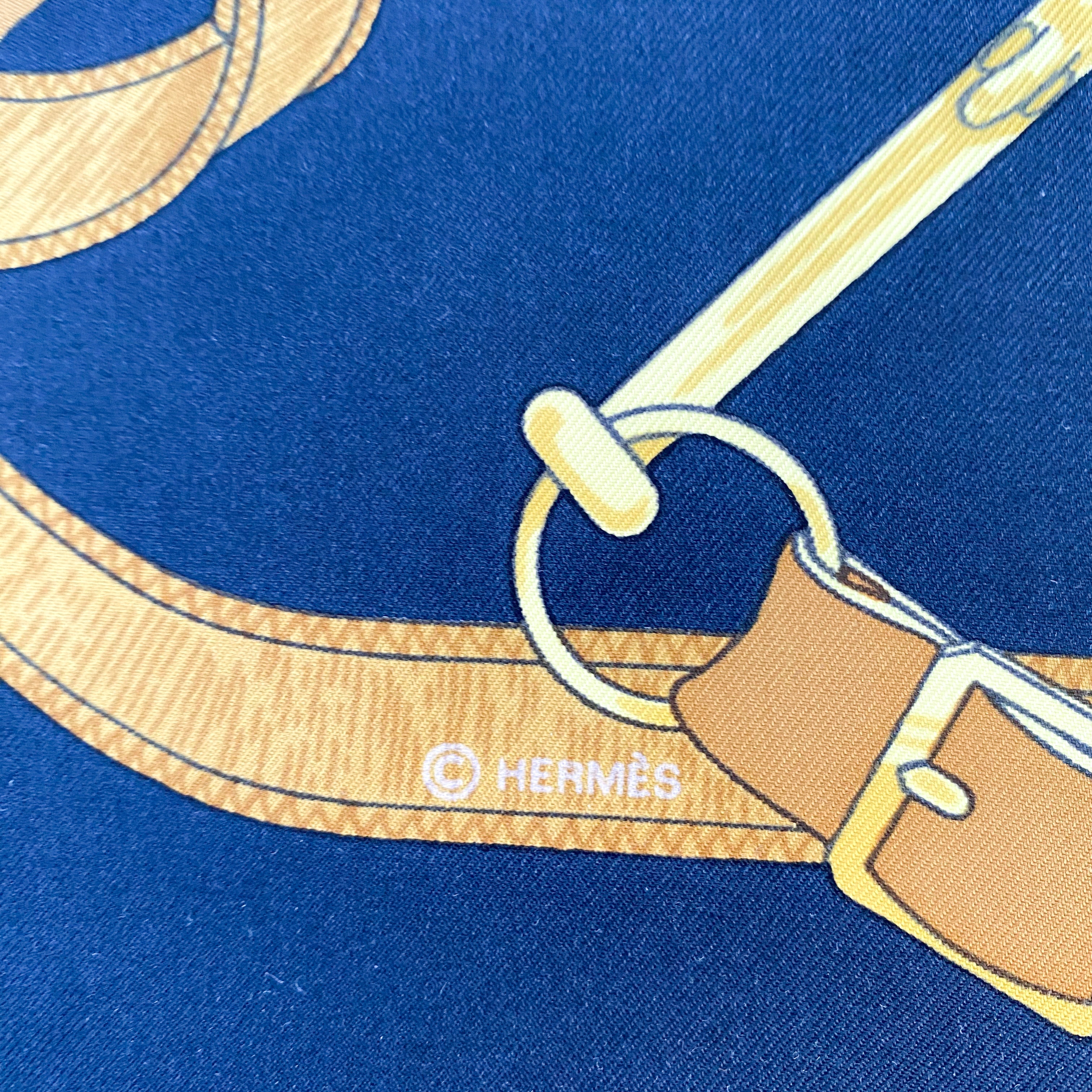 Boxed Eperon D’Or Hermés Silk Scarf