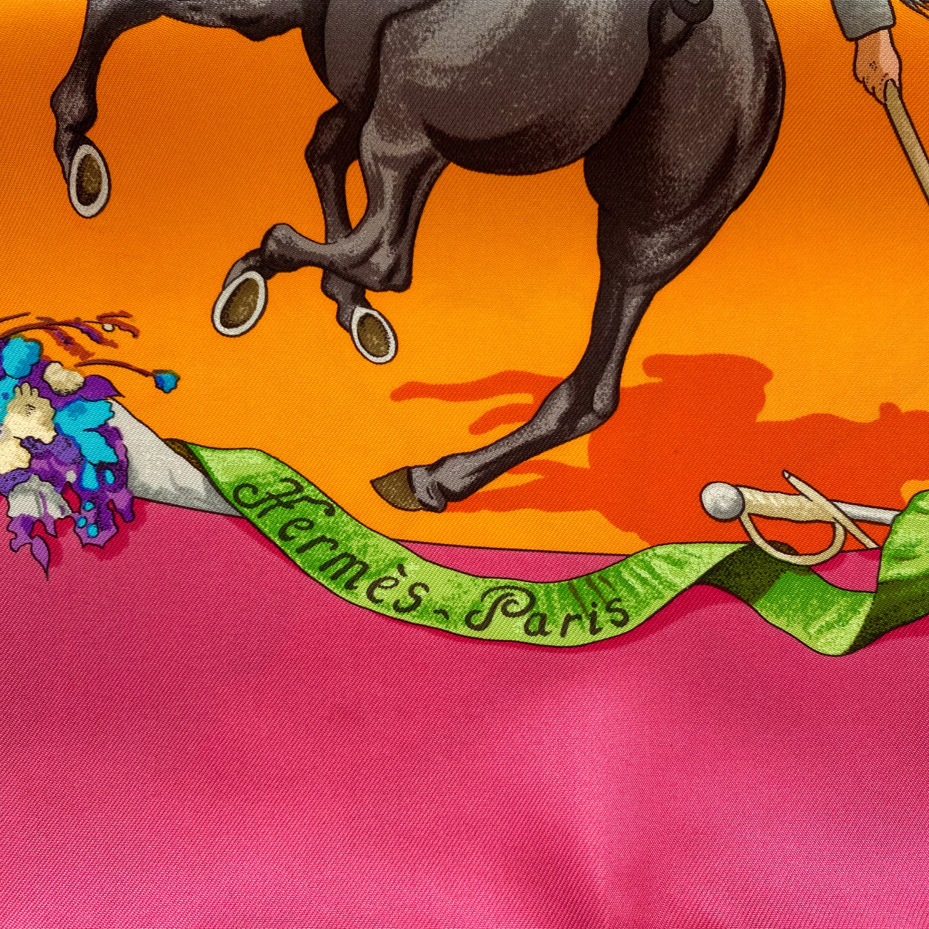 Hermès Plaza De Toros Silk Scarf
