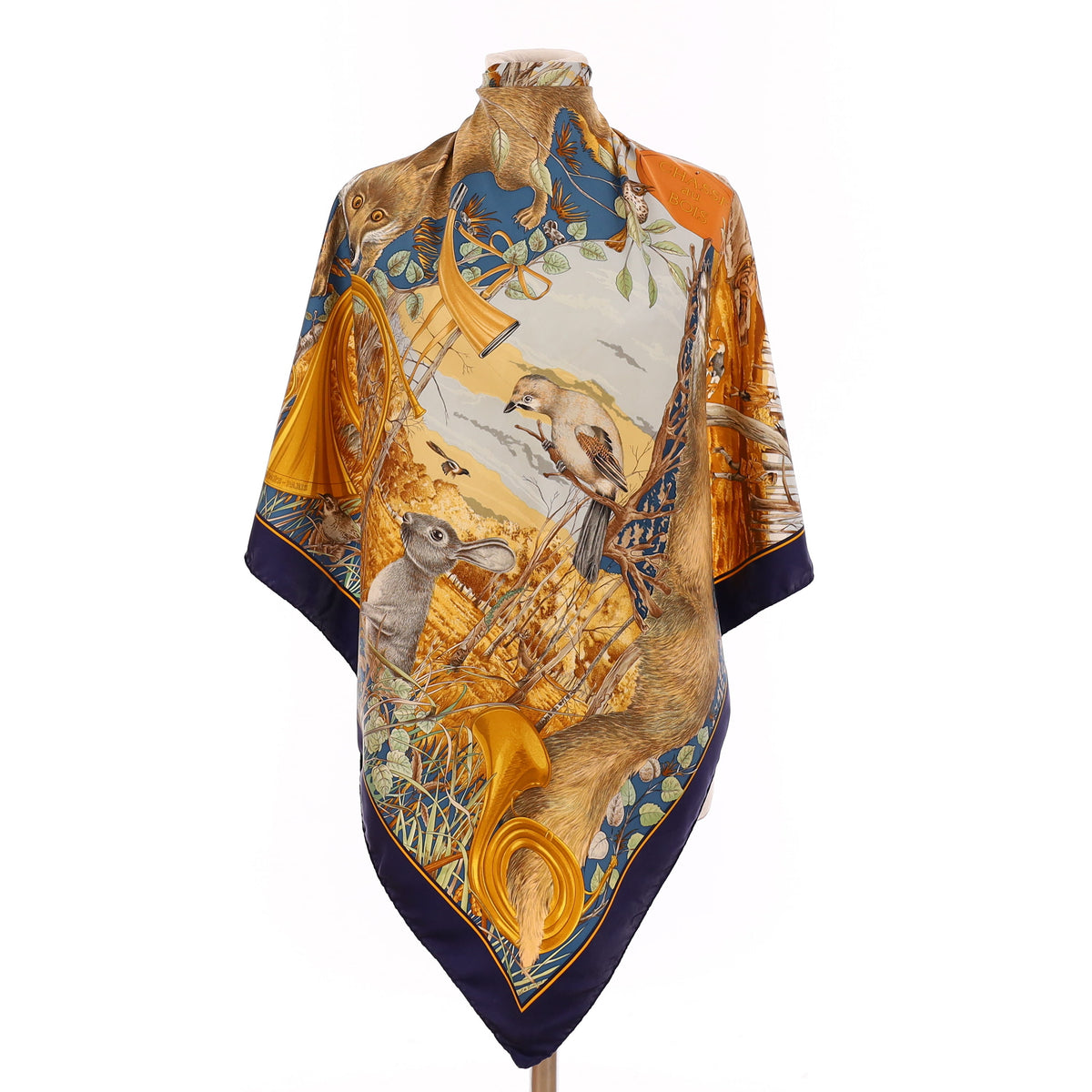 Hermès Chasse Au Bois Silk Scarf
