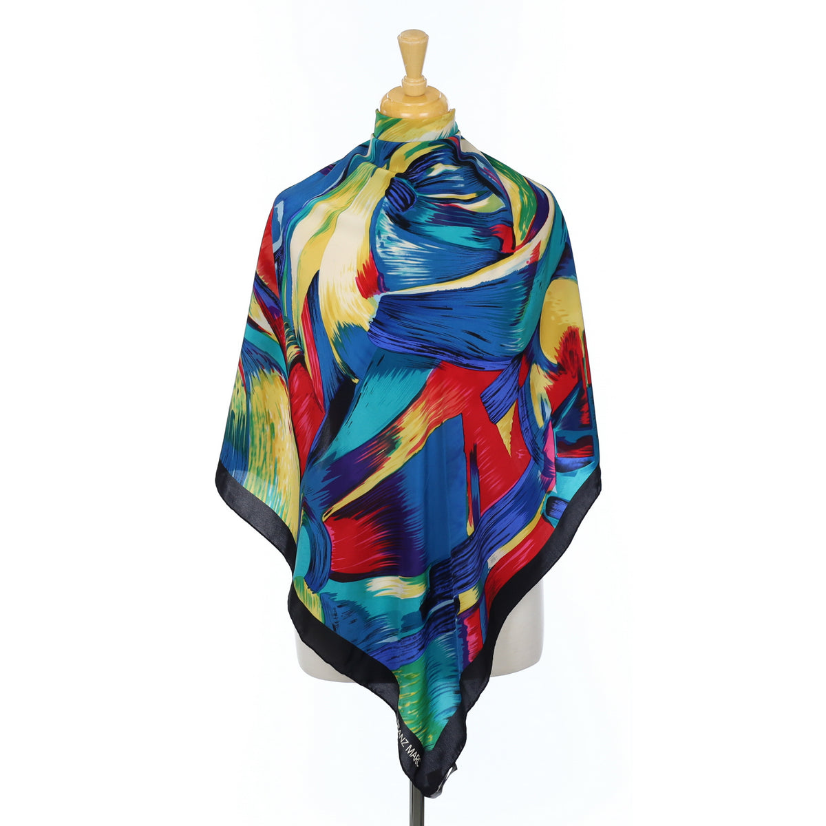 Franz Marc Abstract Multi Coloured  Silk Scarf