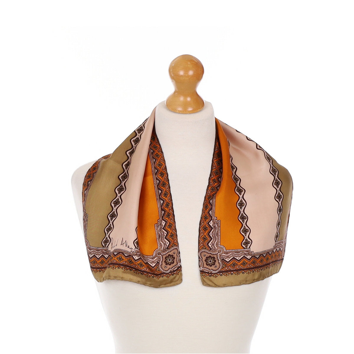 70’s Richard Allan Vintage Silk Scarf