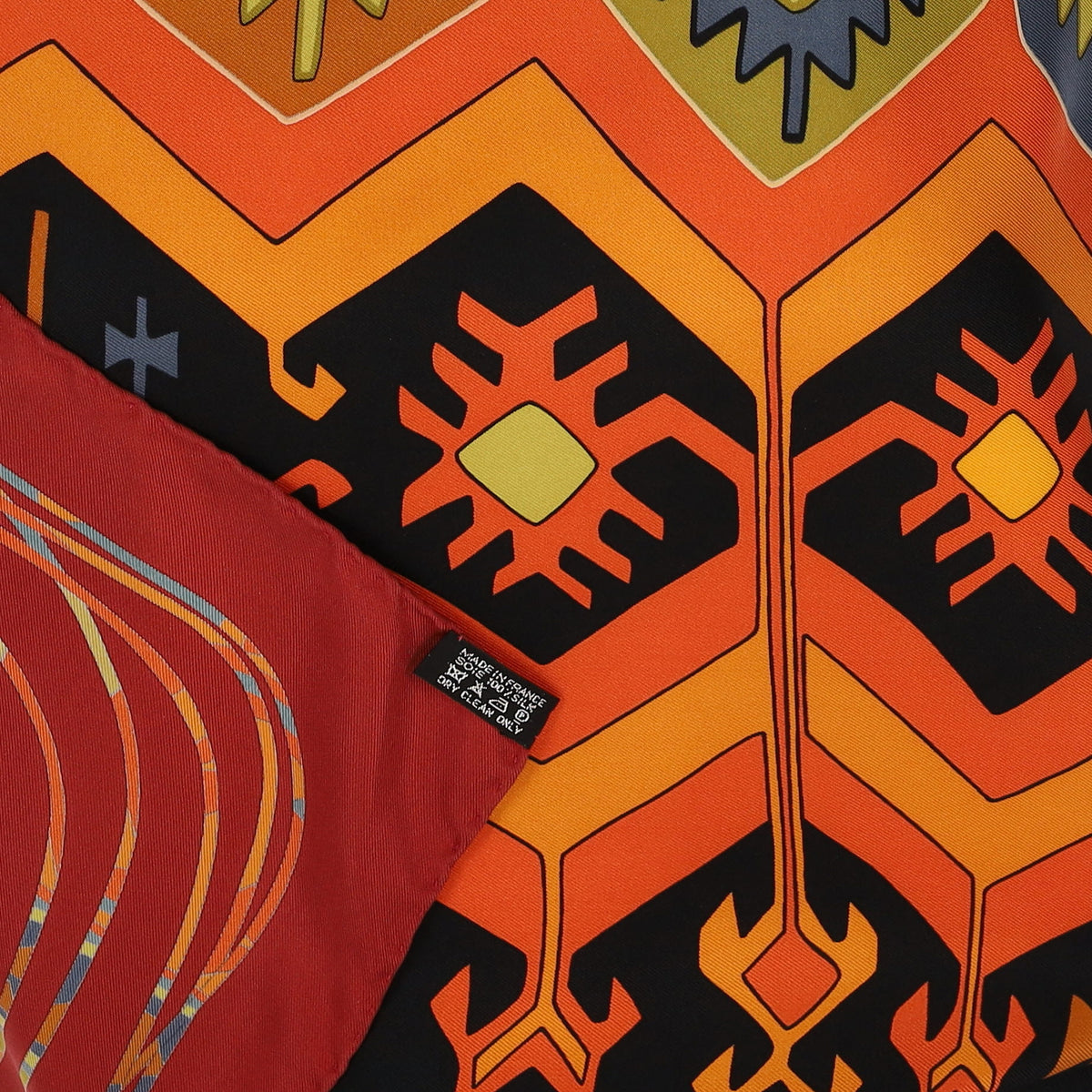 Hermès Kilim Silk Scarf
