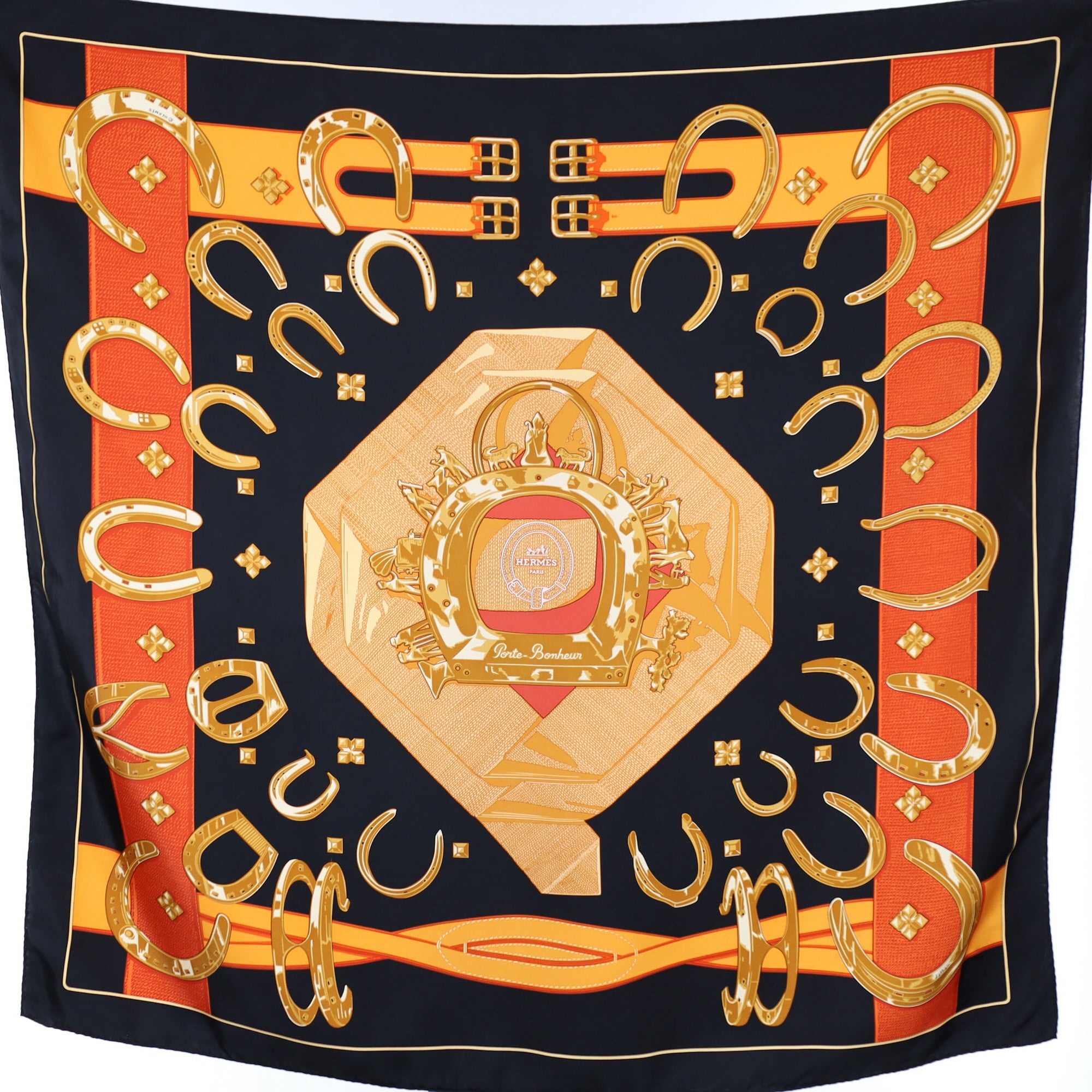 Hermès Porte Bonheur Silk Scarf