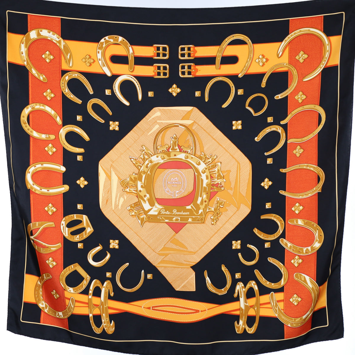 Hermès Porte Bonheur Silk Scarf