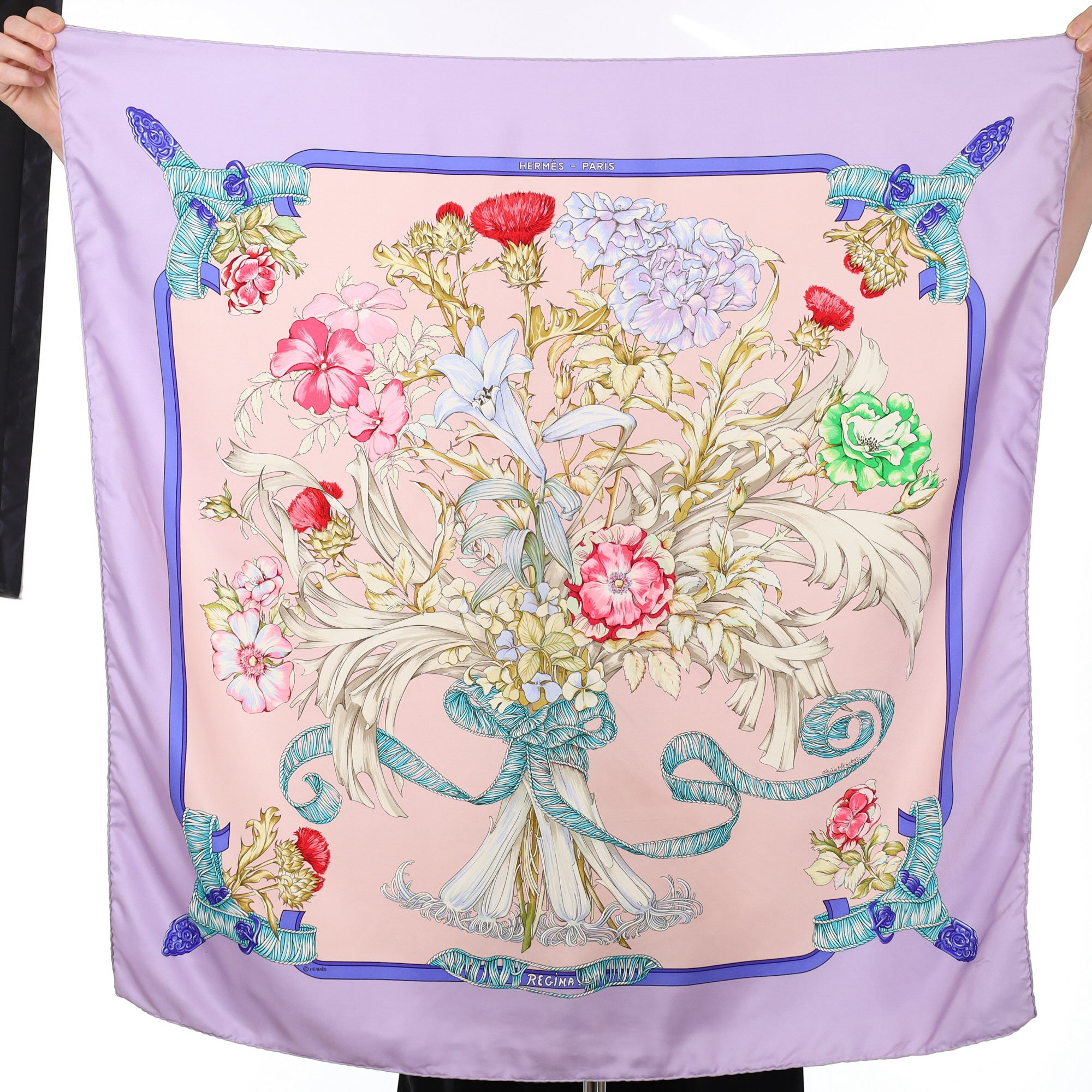 Hermès Regina Vintage Silk Scarf
