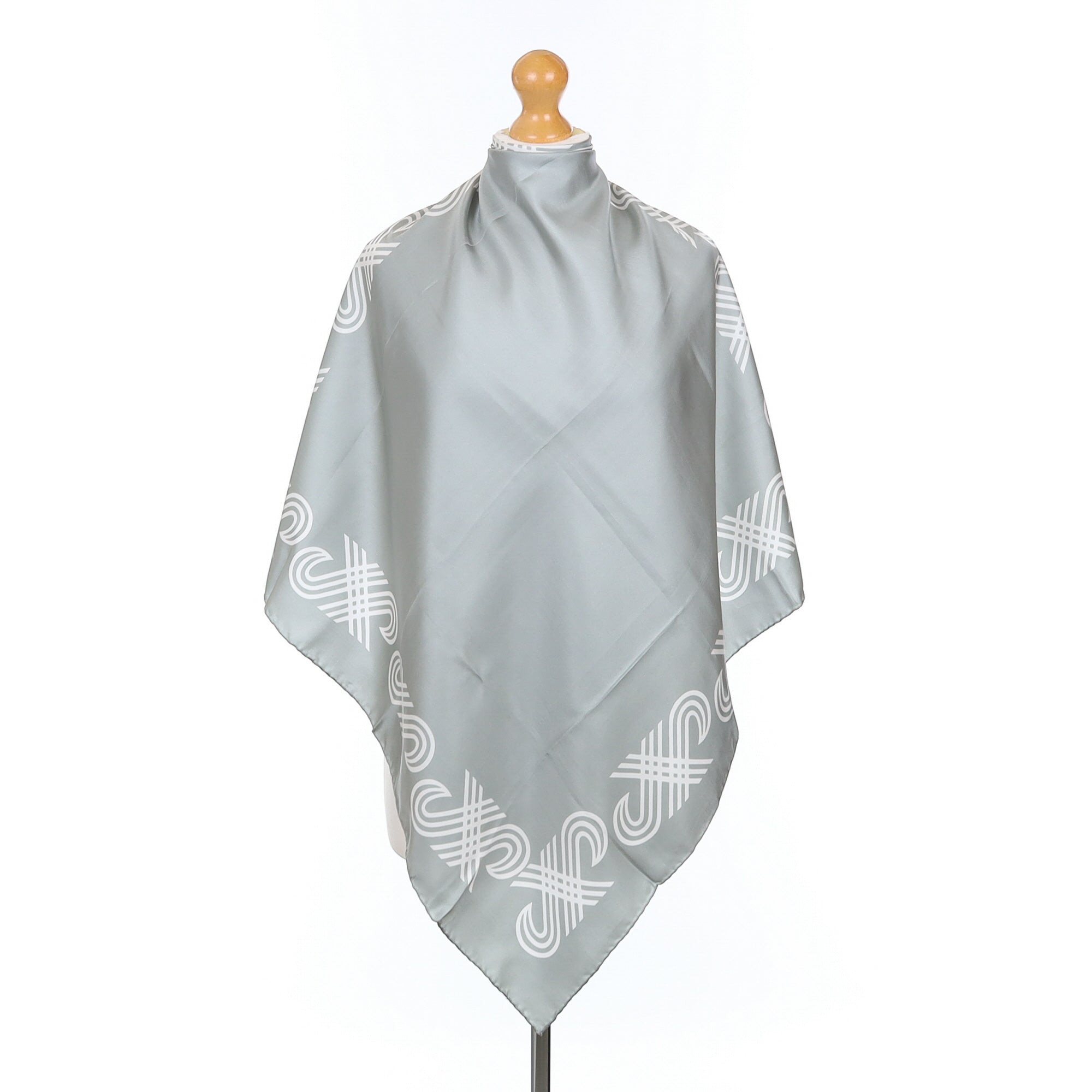 Jaeger Pale Sage Silk Scarf
