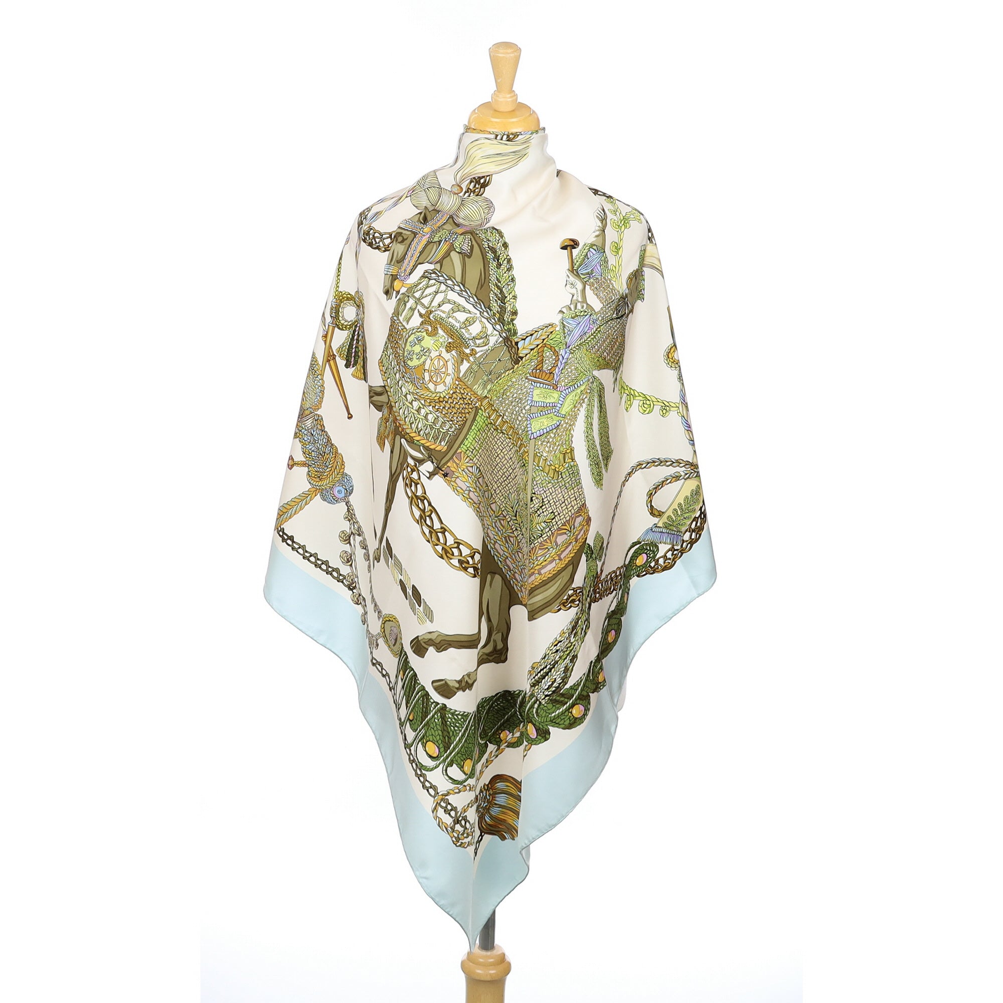 Hermès Le Timbalier Silk Scarf Quite Rare