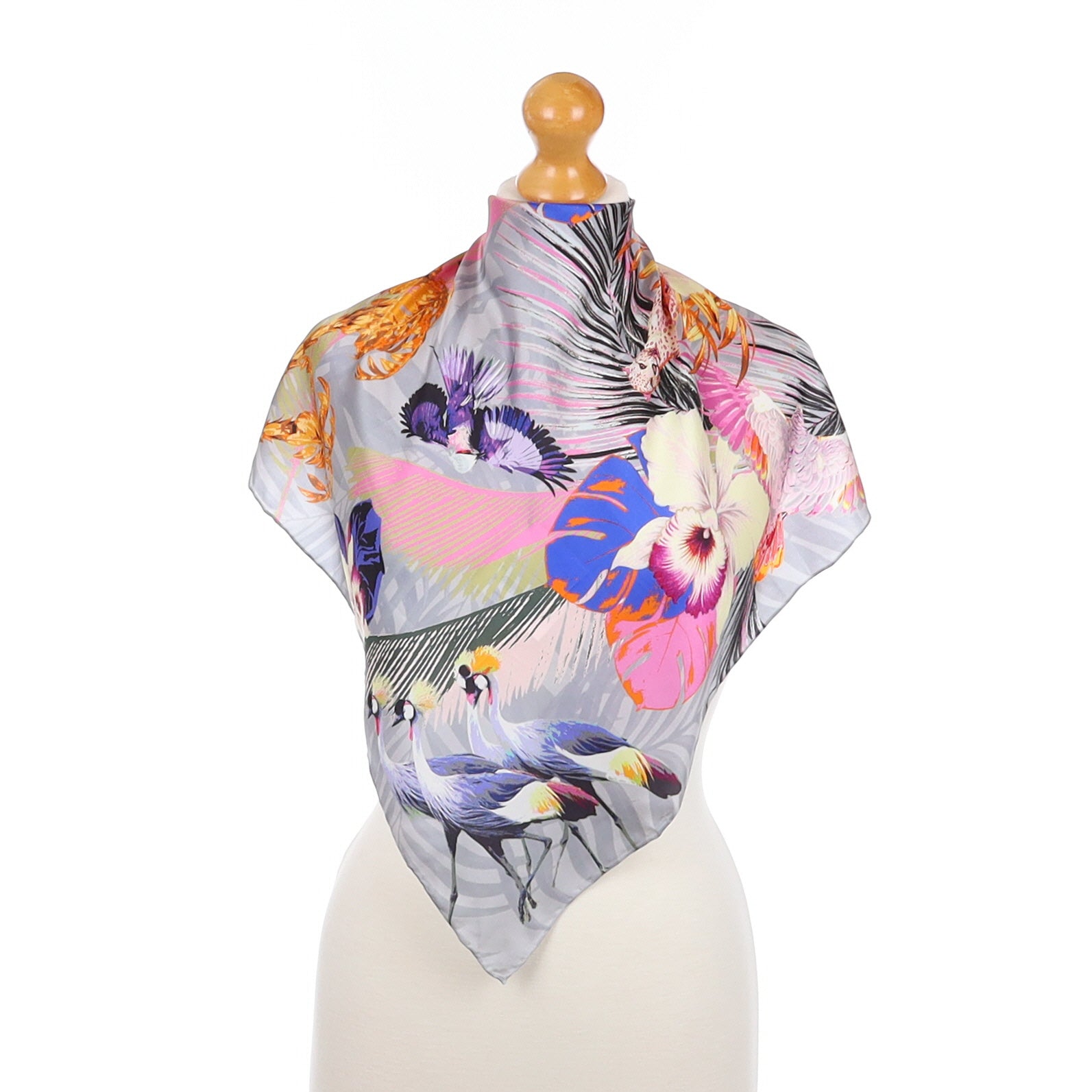 New Bella Ballou Colourful Silk Scarf