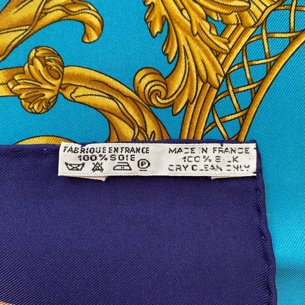 Hermès Les Tuiceries Silk Scarf