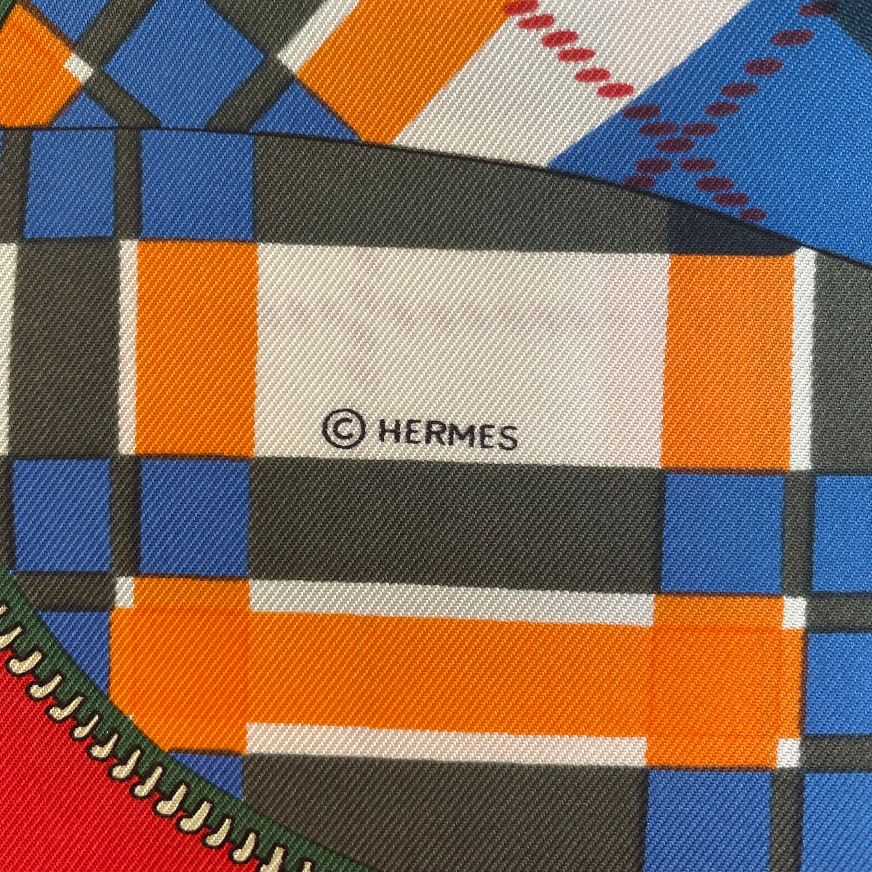 Boxed Hermès La Elégance Et La Confort En Automobile Silk Scarf Rare