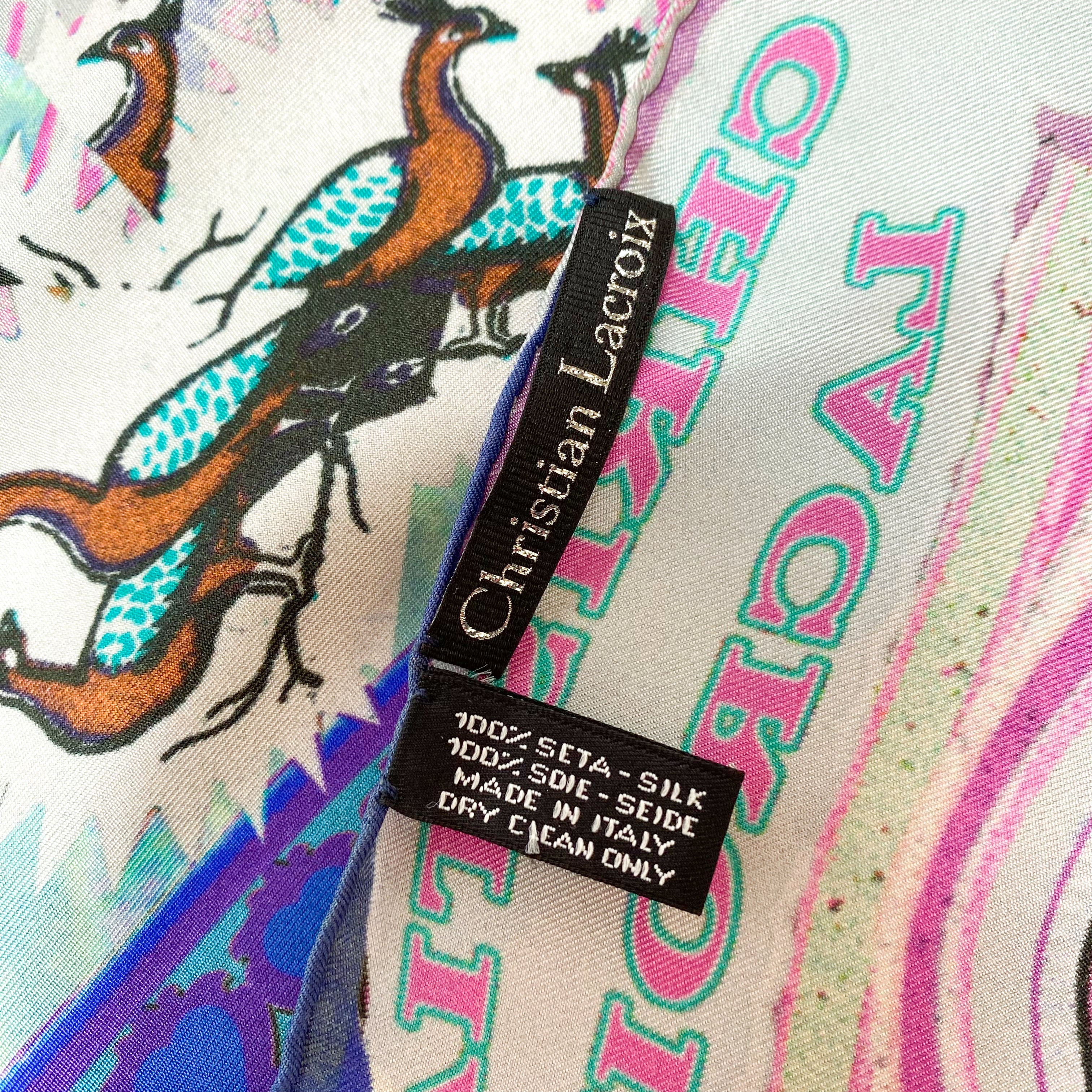 Christian Lacroix Silk Scarf