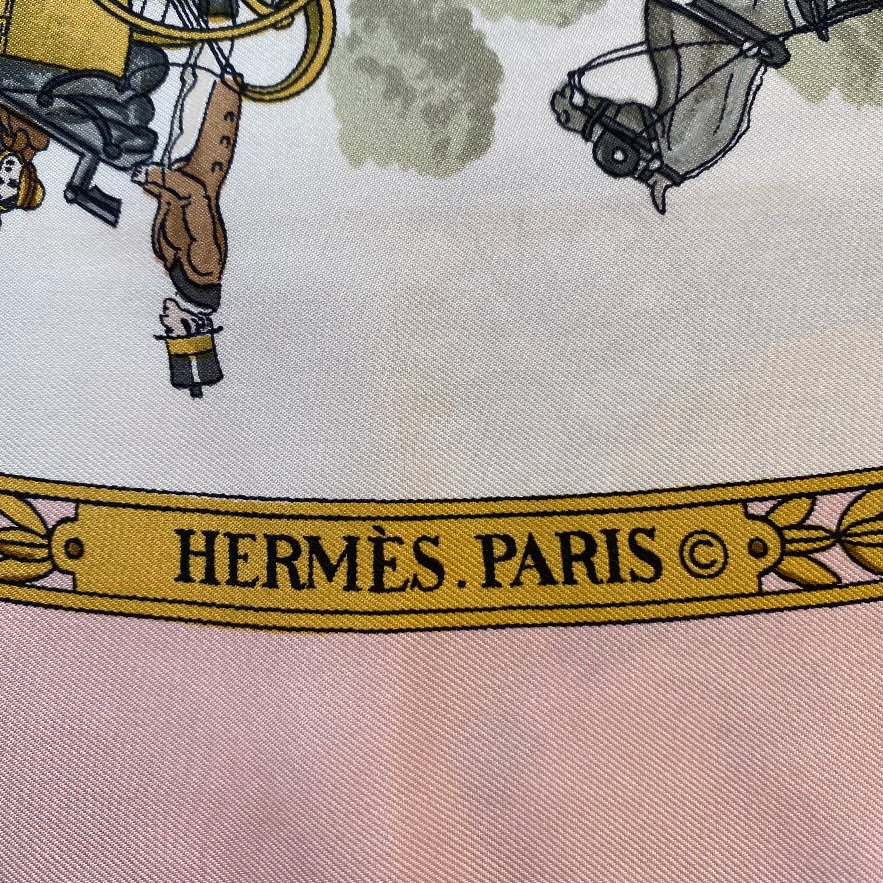 Hermès La Promenade de Longchamps Silk Scarf