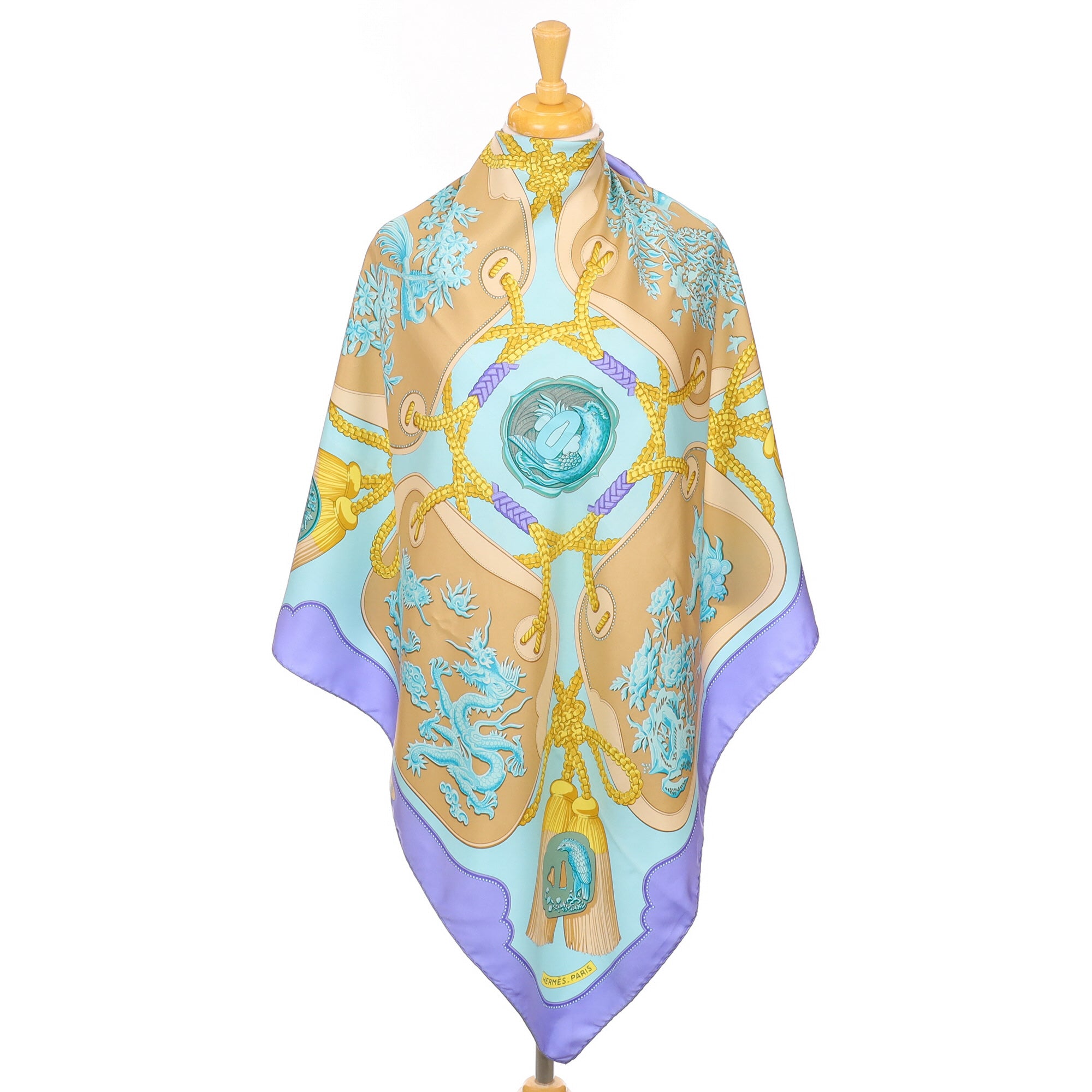 Hermès Tsubas Silk Scarf
