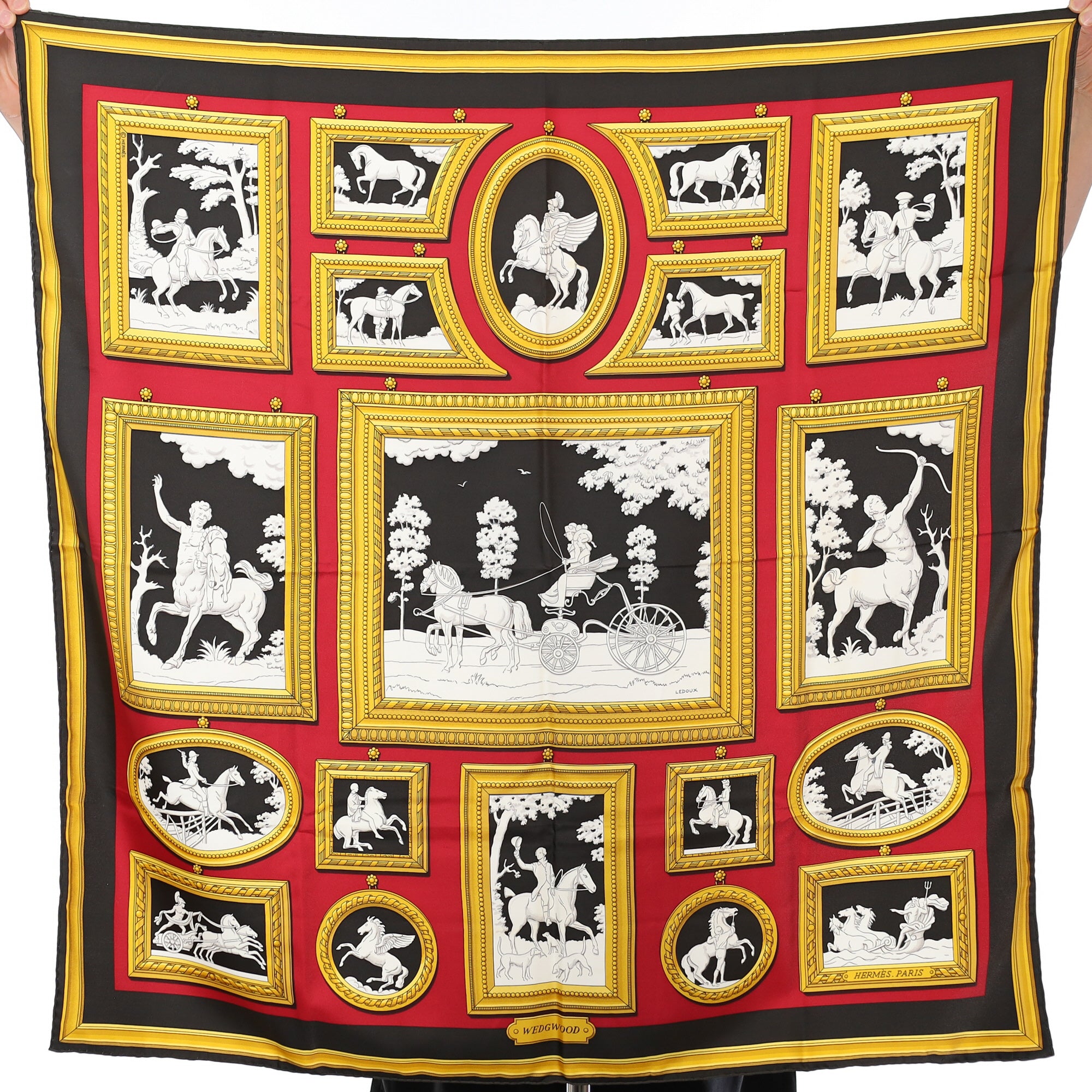 Hermès High Perch Silk Scarf Rare
