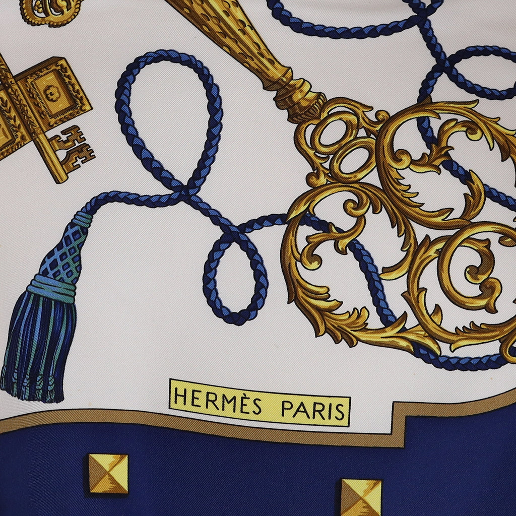 Hermès Les Clefs Silk Scarf