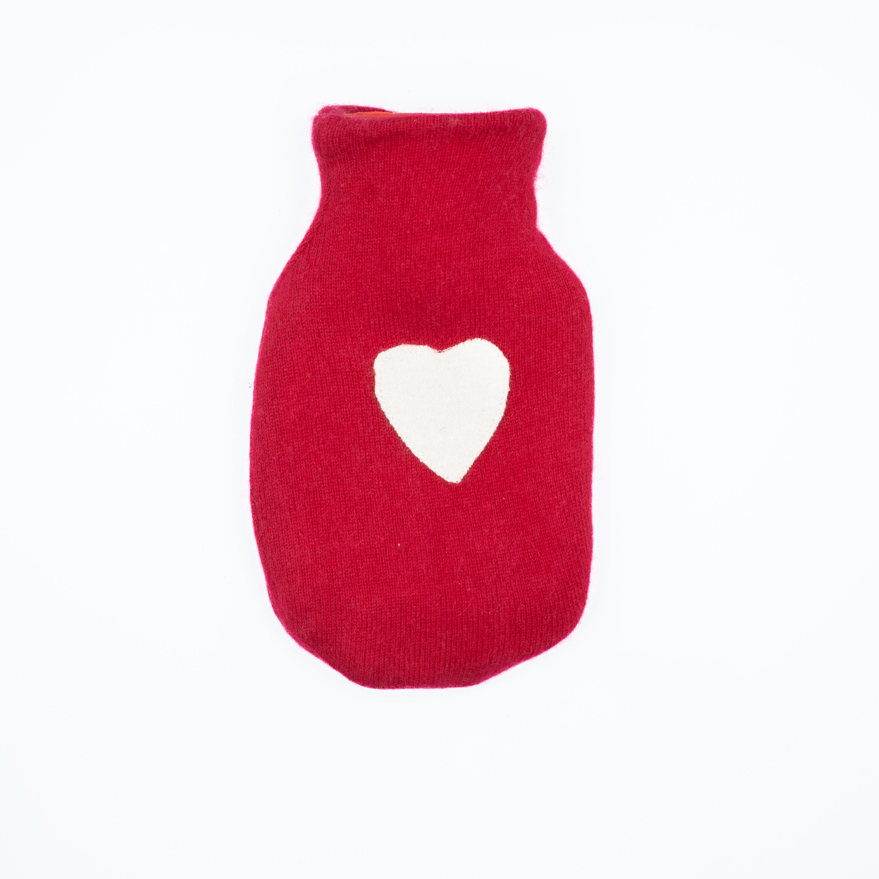 Ruby Red Cashmere Small Hot Water Bottle