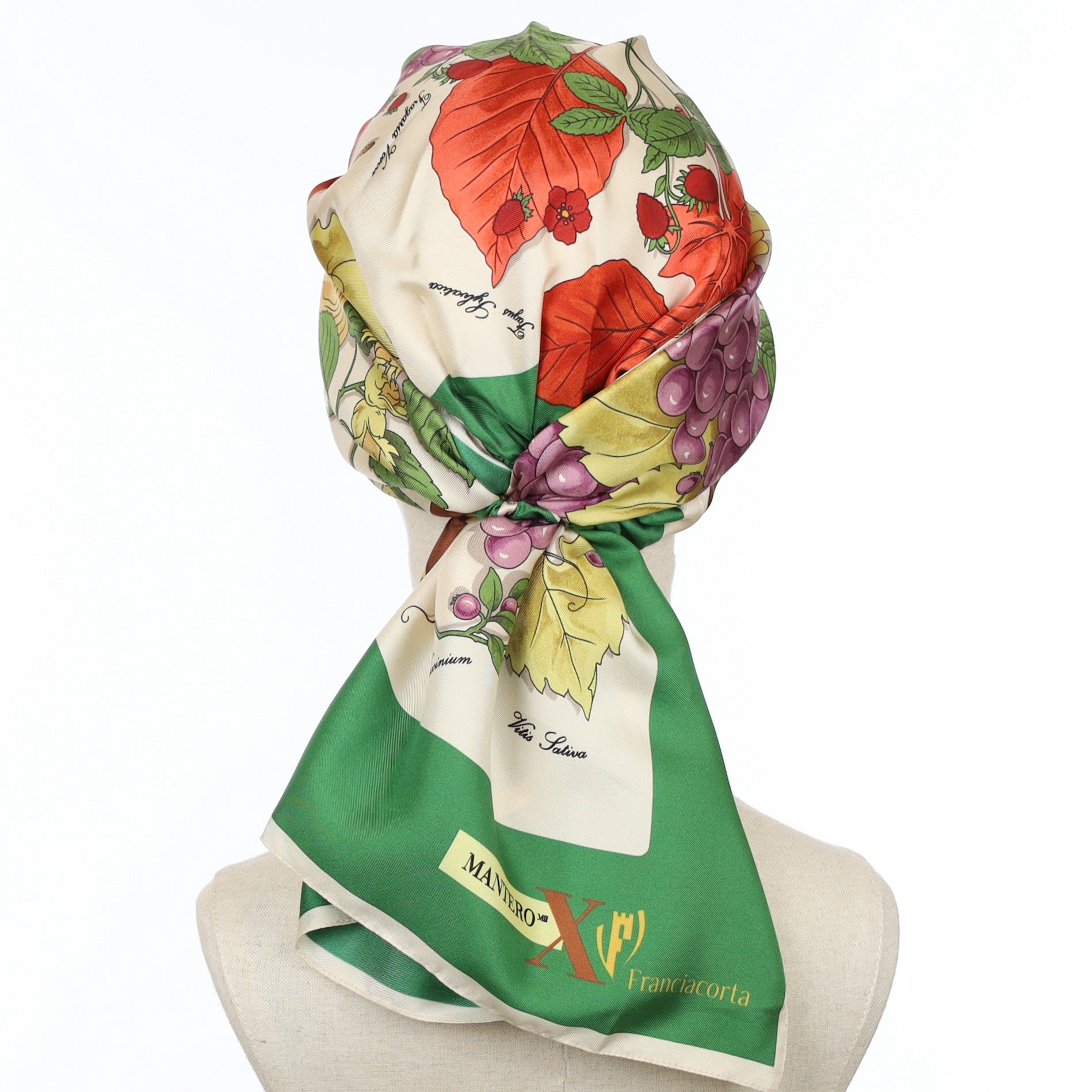 Boxed New Dee Di Vita Silk Head Scarf