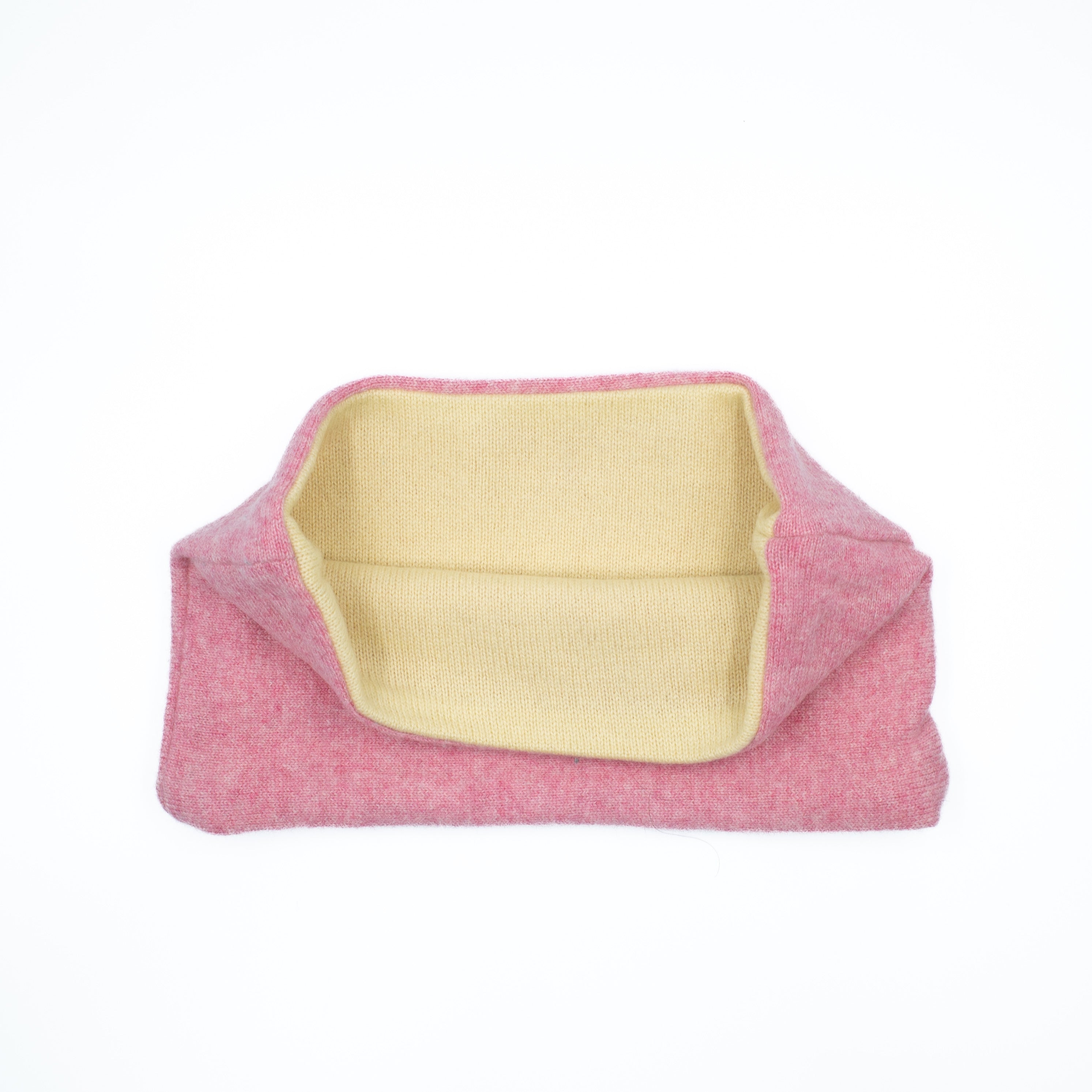 Bubblegum Pink and Yellow Neck Warmer