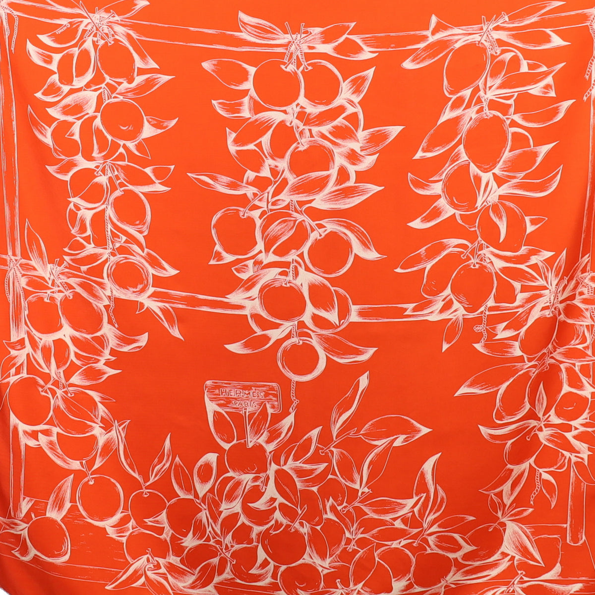 Hermès Oranges et Citrons Designer Silk Scarf