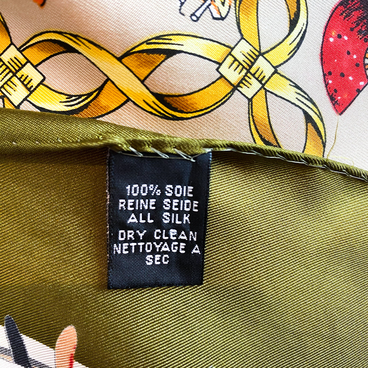 Karl Lagerfeld Vintage Silk Scarf
